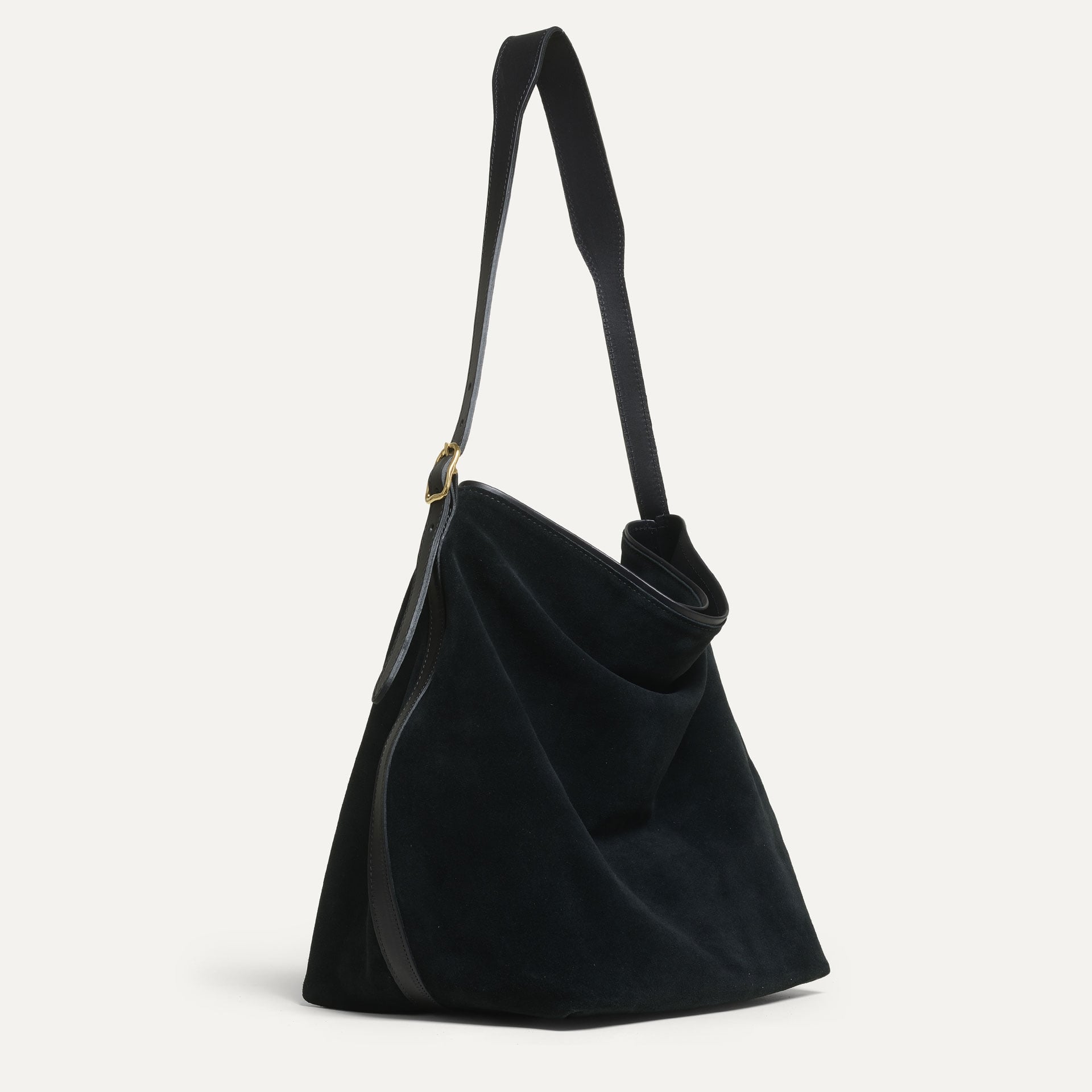 Sofia bucket bag - Black Suede (image n°2)