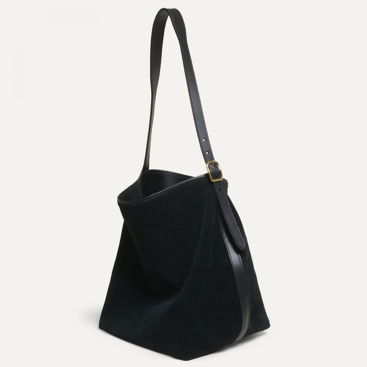 Sofia bucket bag - Black Suede (image n°5)