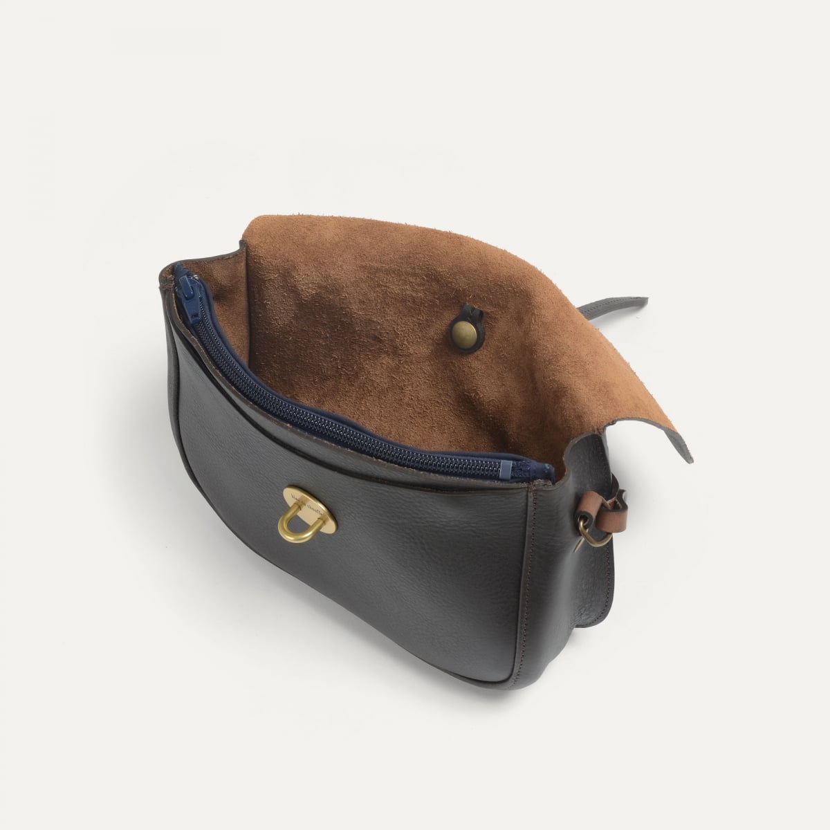 Pastiche postman bag / handbag - Dark Brown (image n°5)