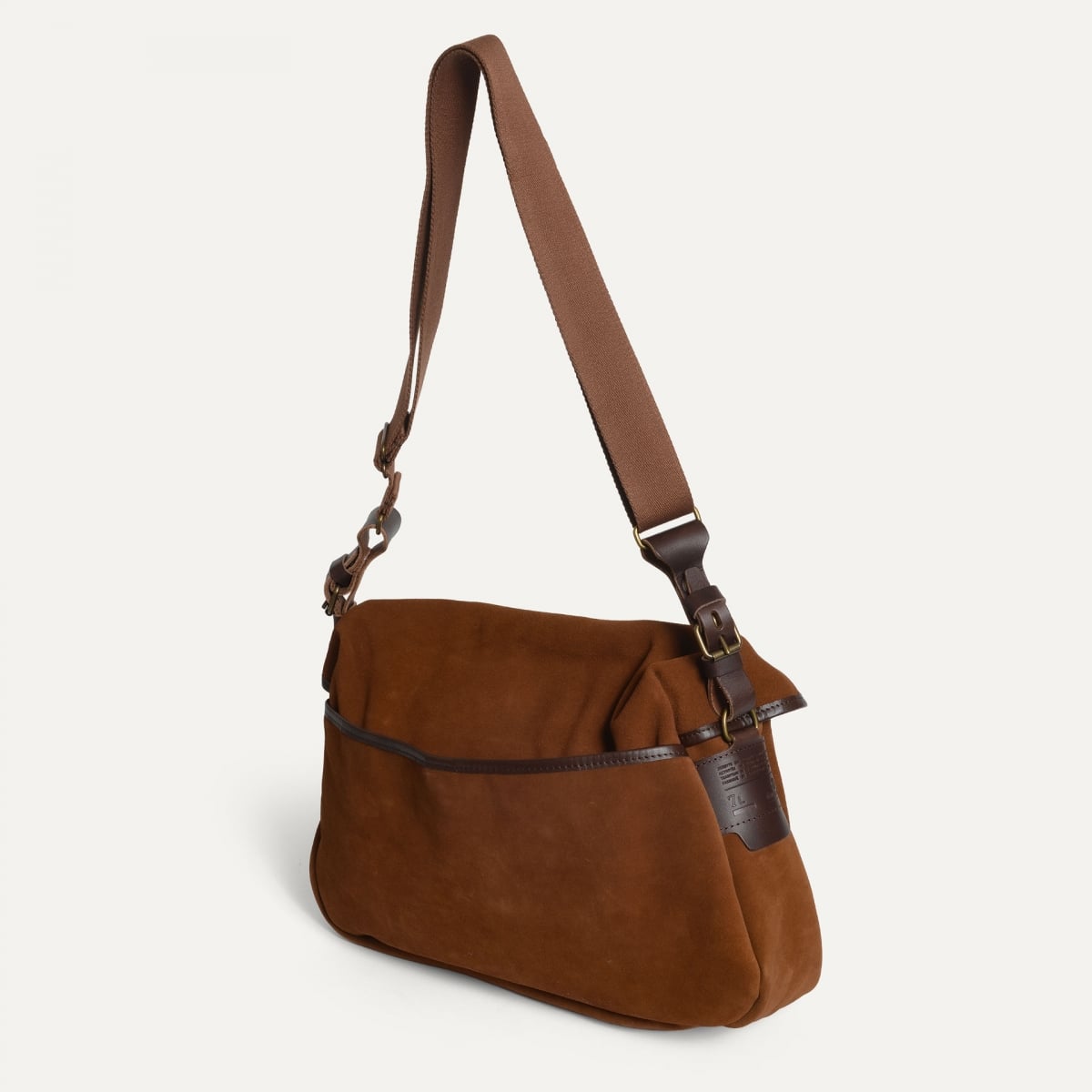 Musette des Fischers S / Veloursleder - Lohbraun (image n°3)