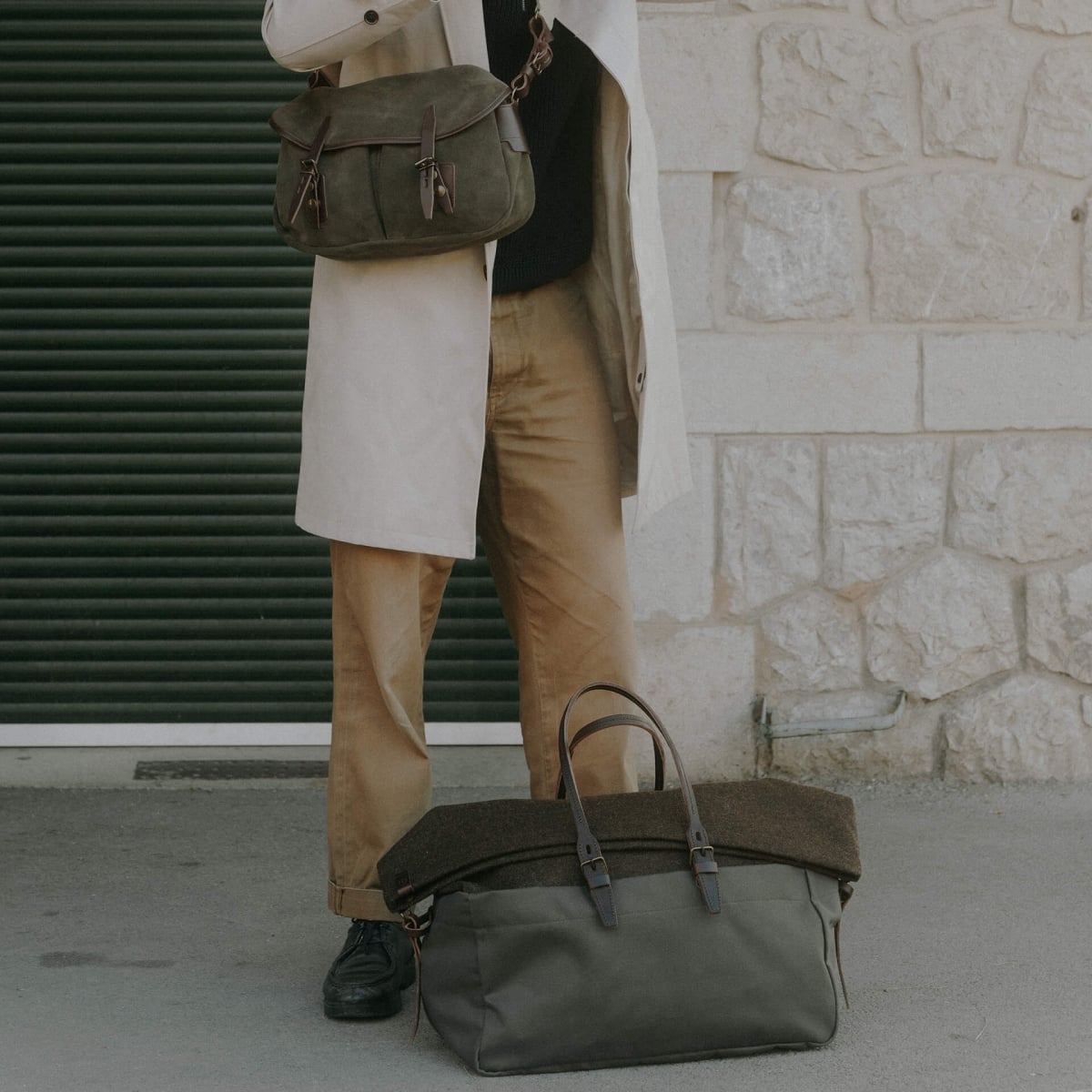 Cabine Reisetasche - Khaki BM / Tweed (image n°9)