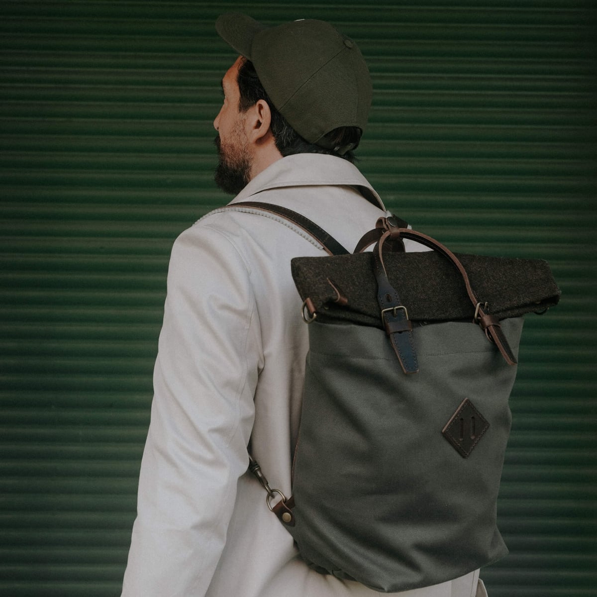 Sac à dos Woody 25L - Kaki BM/Tweed (image n°3)