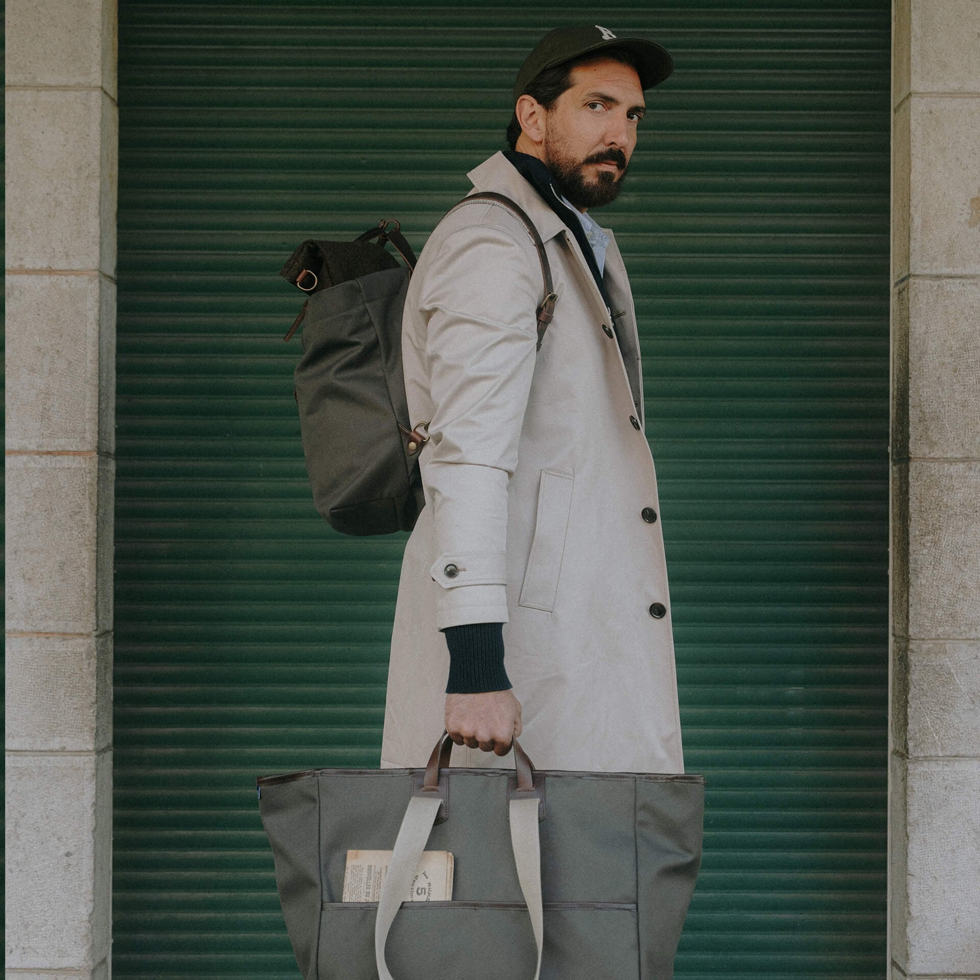 Rucksack Woody 25L - Khaki BM/Tweed (image n°4)