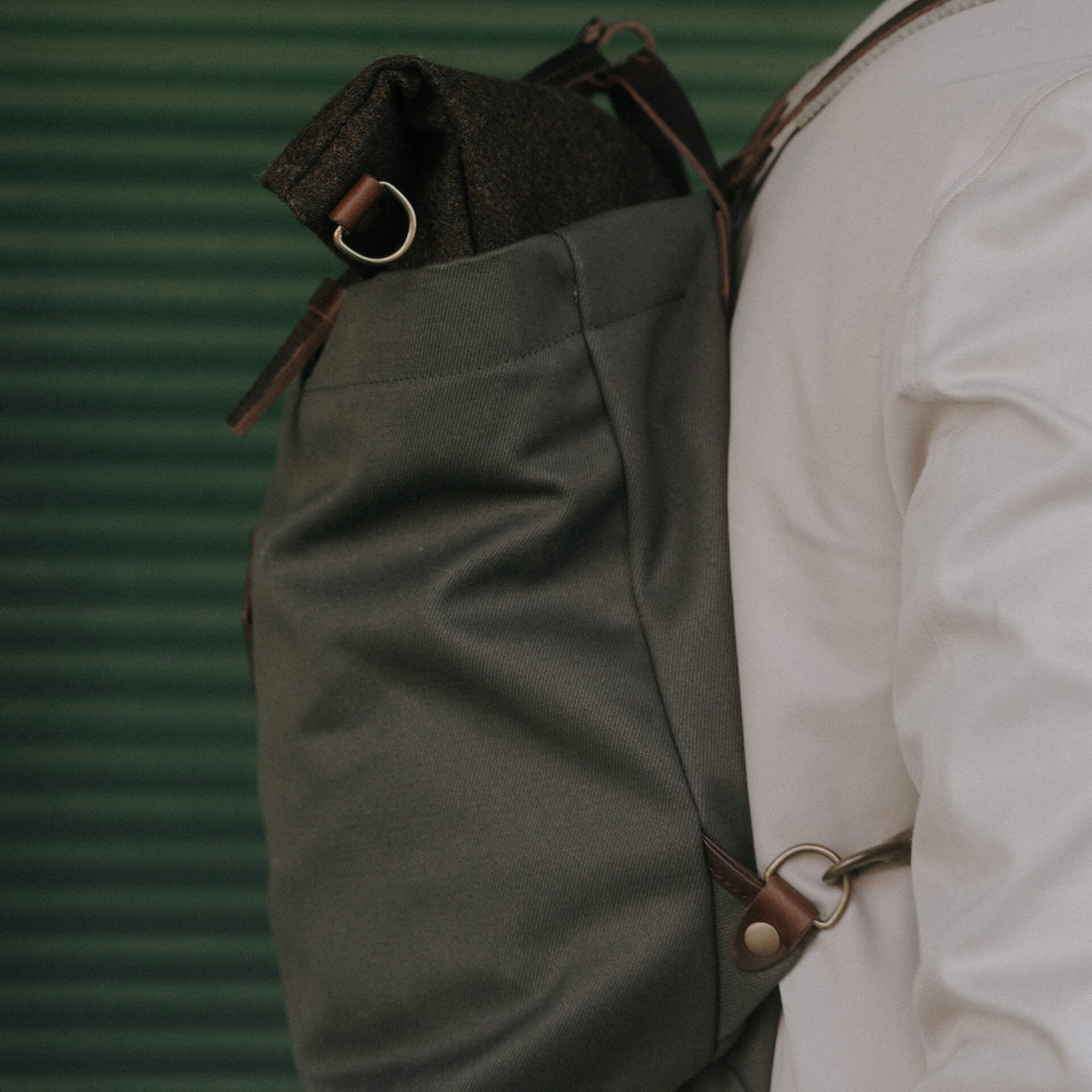 Sac à dos Woody 25L - Kaki BM/Tweed (image n°5)