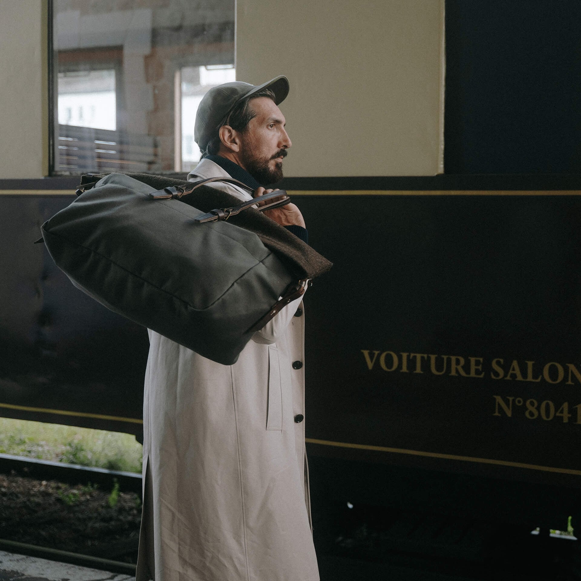 Cabine Reisetasche - Khaki BM / Tweed (image n°5)