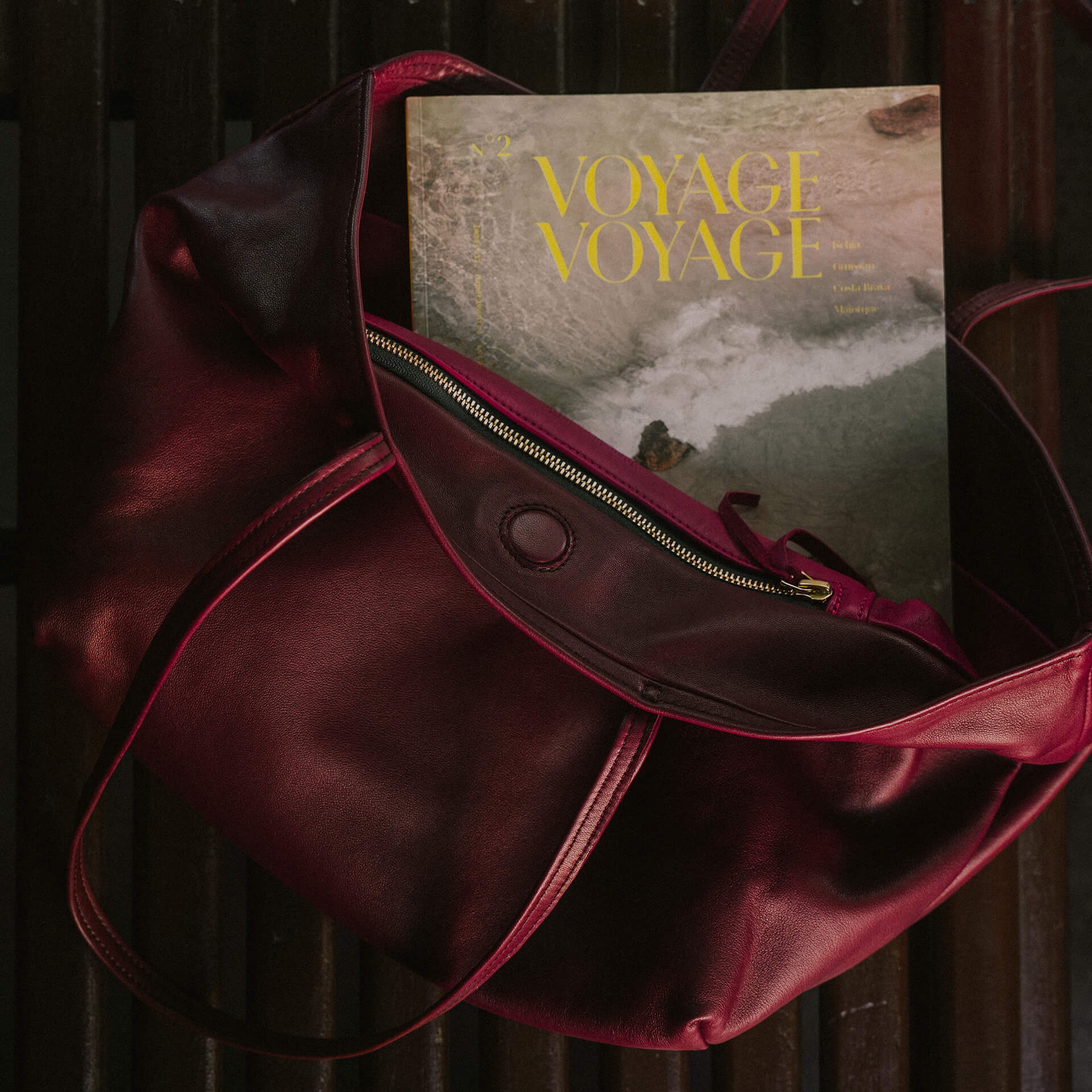 Bolso de mano Josie - Burdeos (imagen n.º 7)