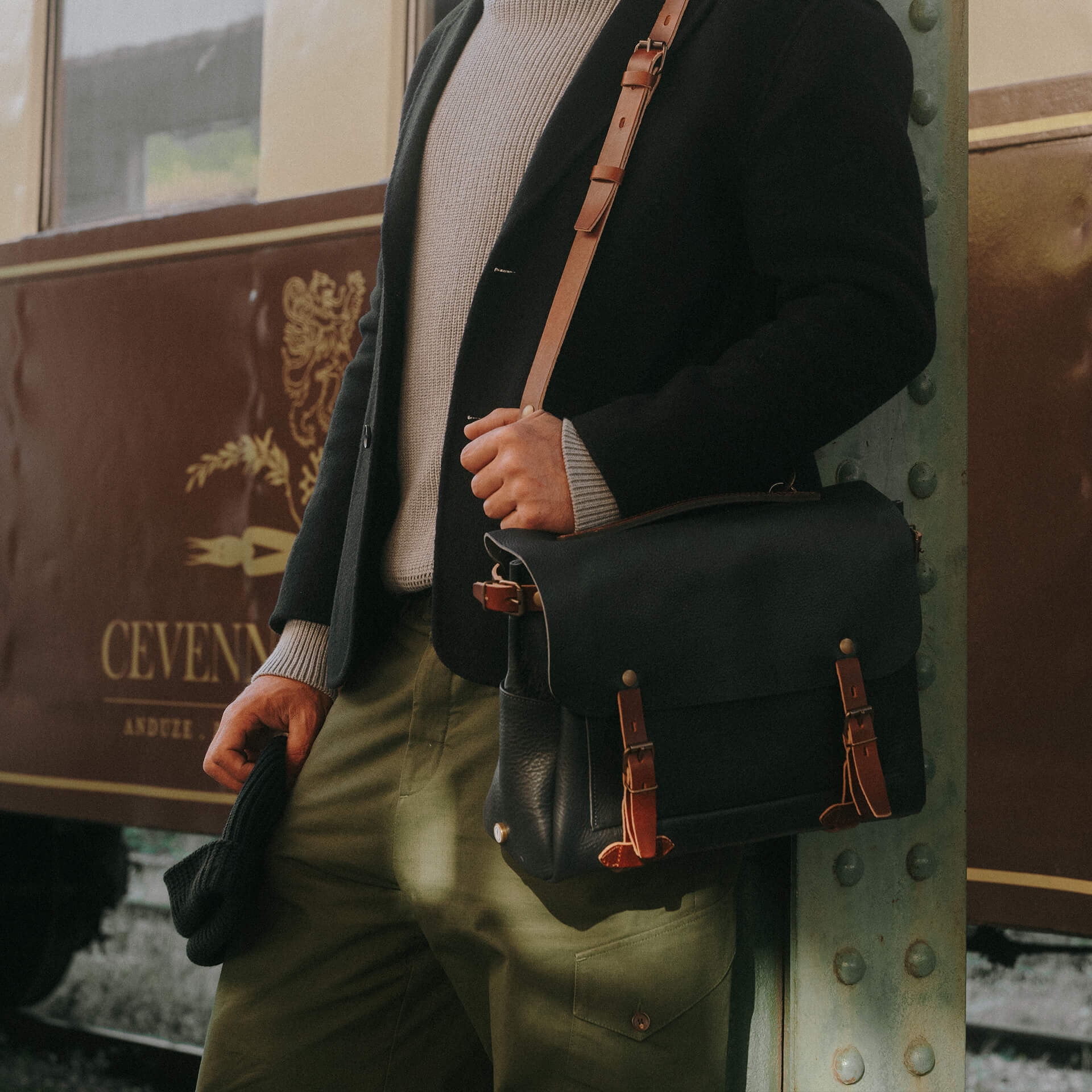Éclair S Postman bag - Navy Blue (image n°6)