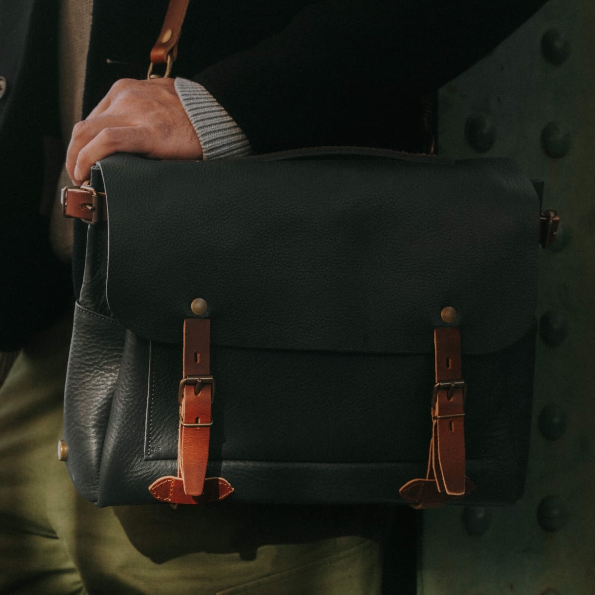 Sac Postier Eclair S - Bleu Marin (image n°7)