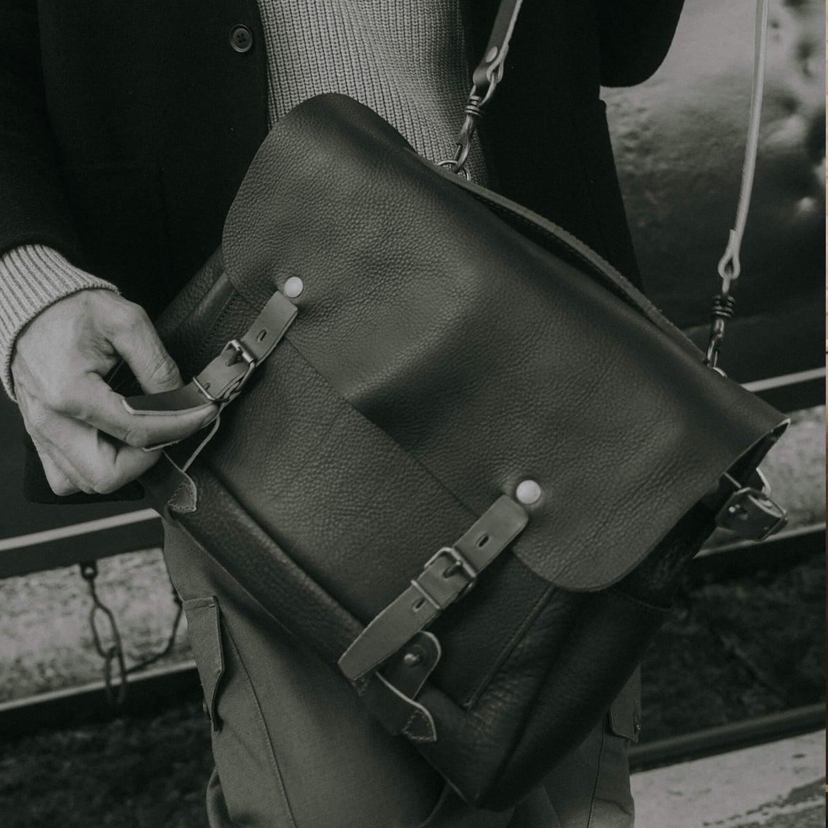 Éclair S Postman bag - Peat (image n°5)