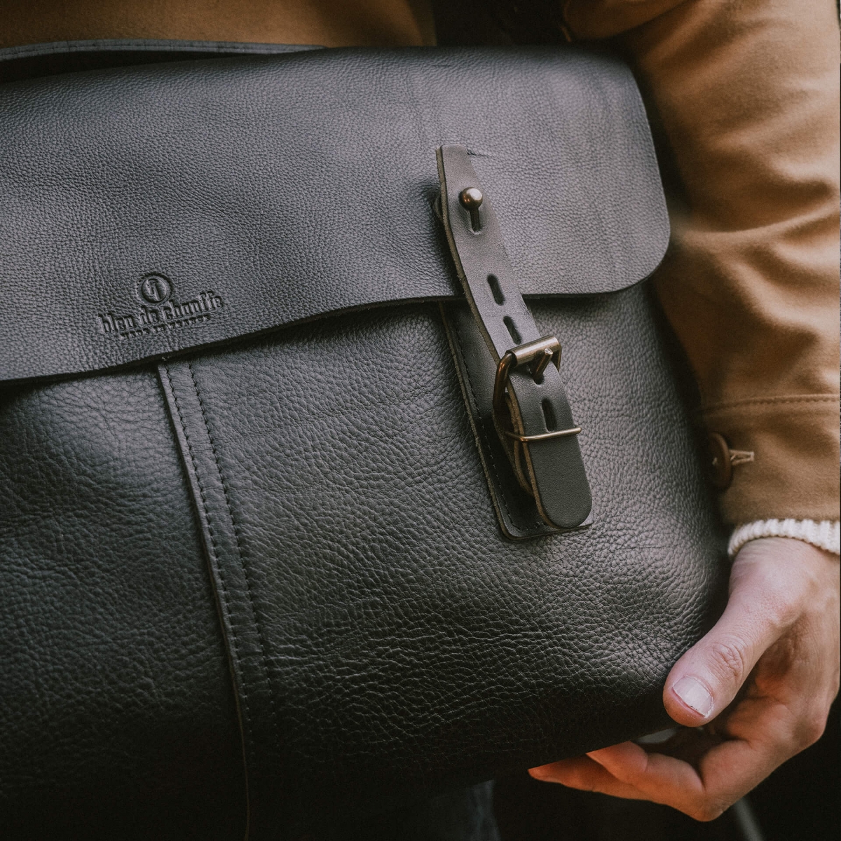 Sac besace Lucien - Noir (image n°8)