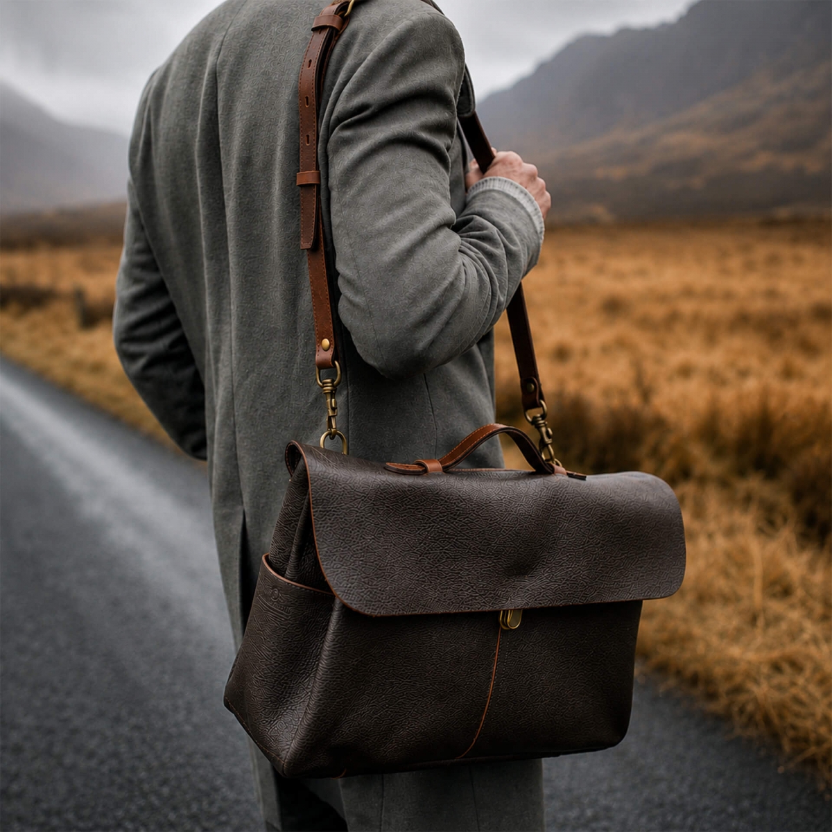 Cartable Charles - Marron Brun (image n°7)