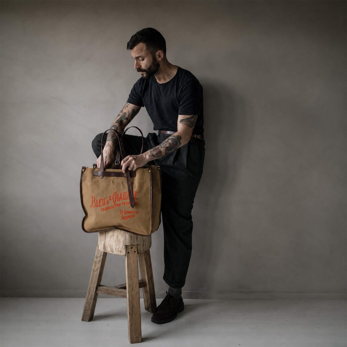 Bazar tote bag - Camel BM (image n°6)