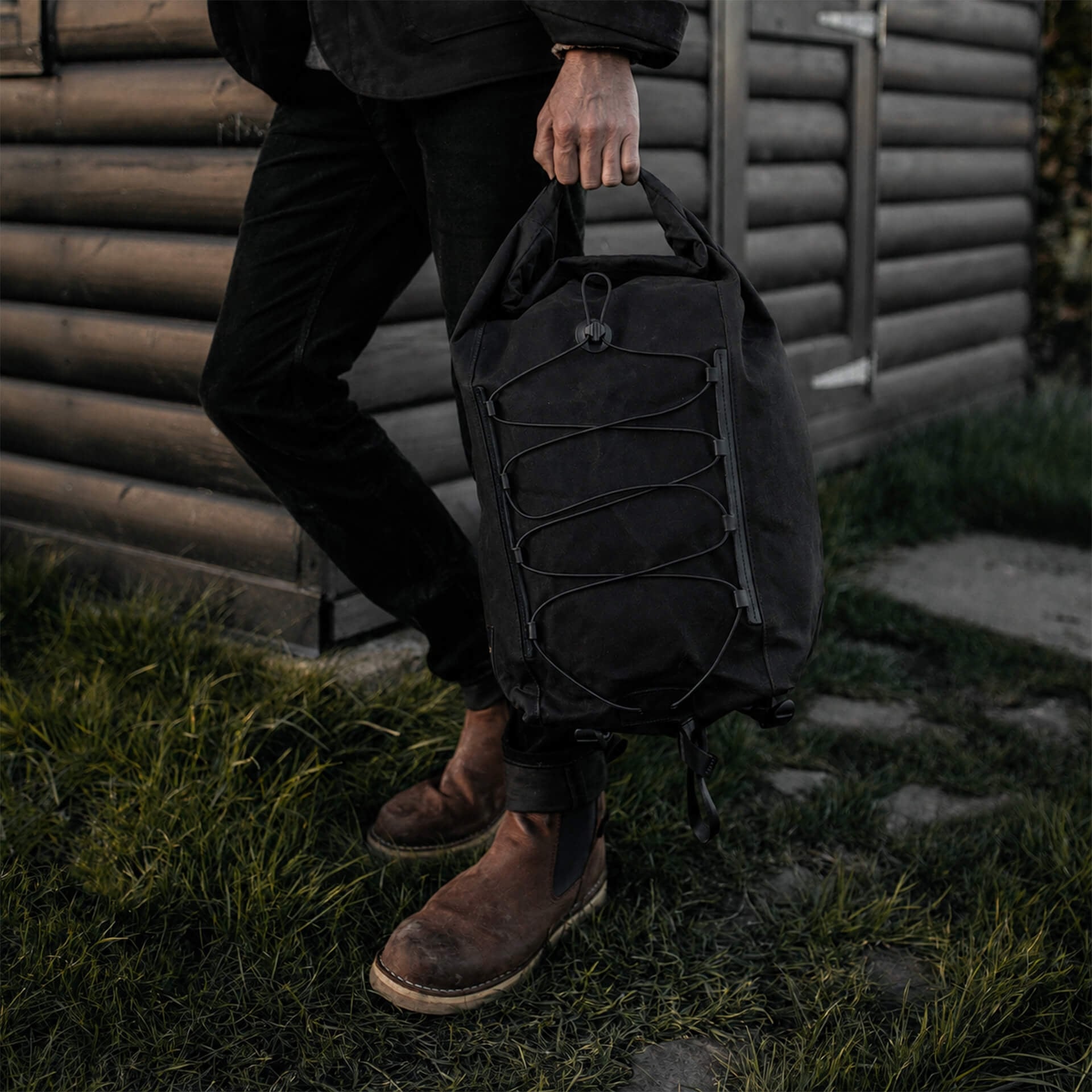 Météore backpack - Black waxed (image n°8)