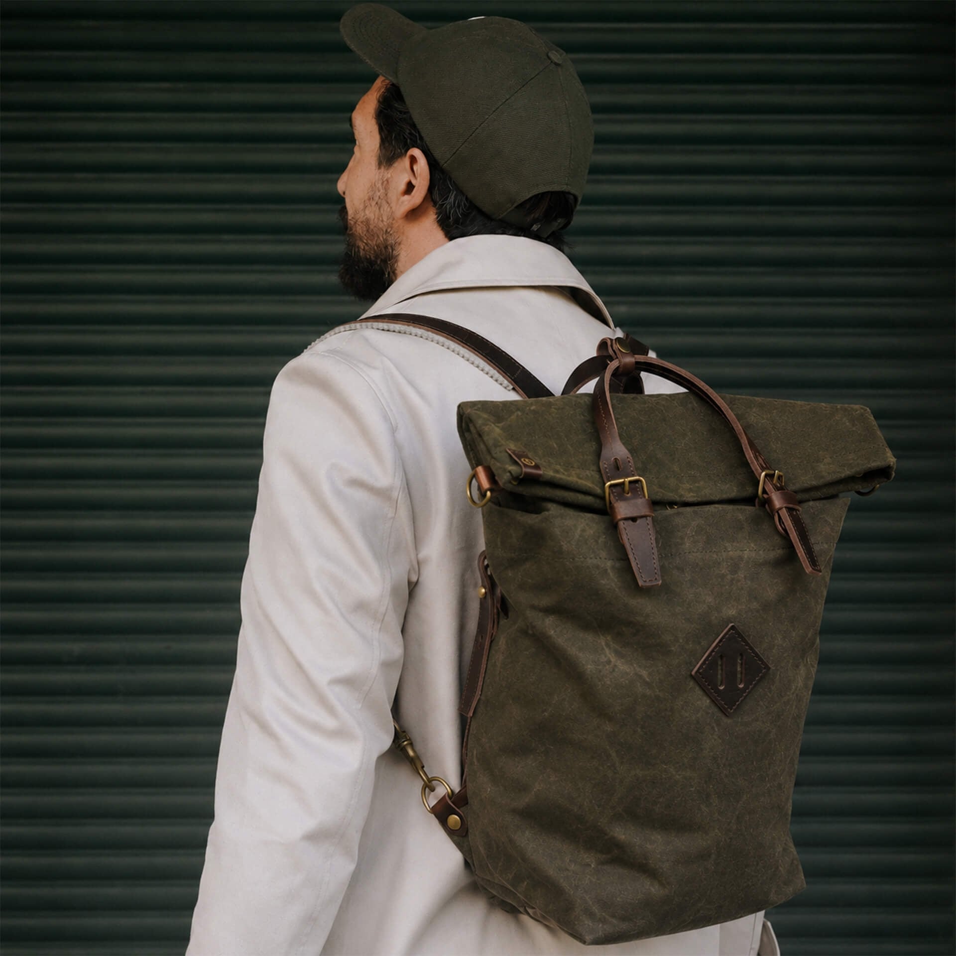 Woody 25L Backpack - Dark Khaki stonewashed (image n°5)