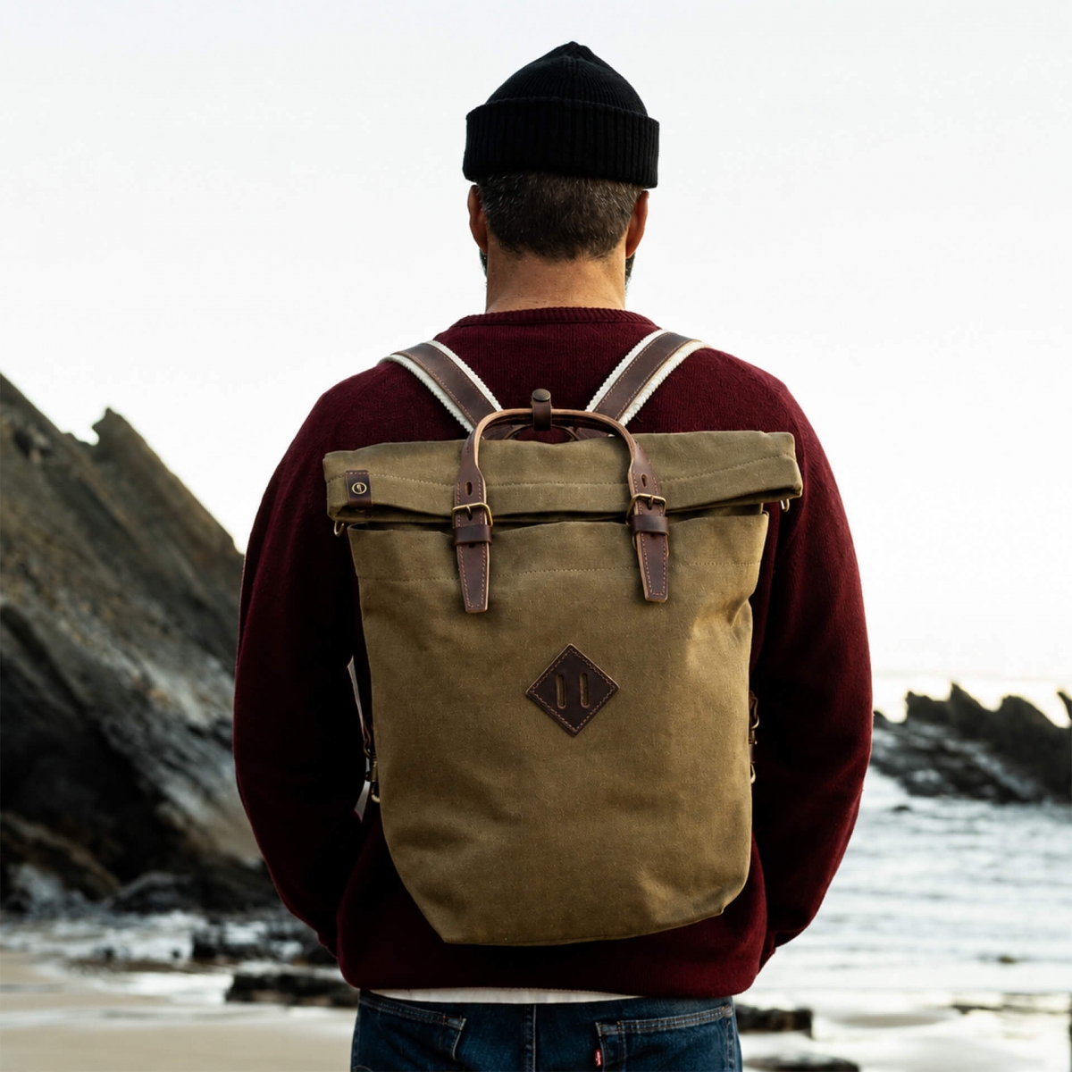 Sac à dos Woody 25L - Kaki US stonewashed (image n°5)