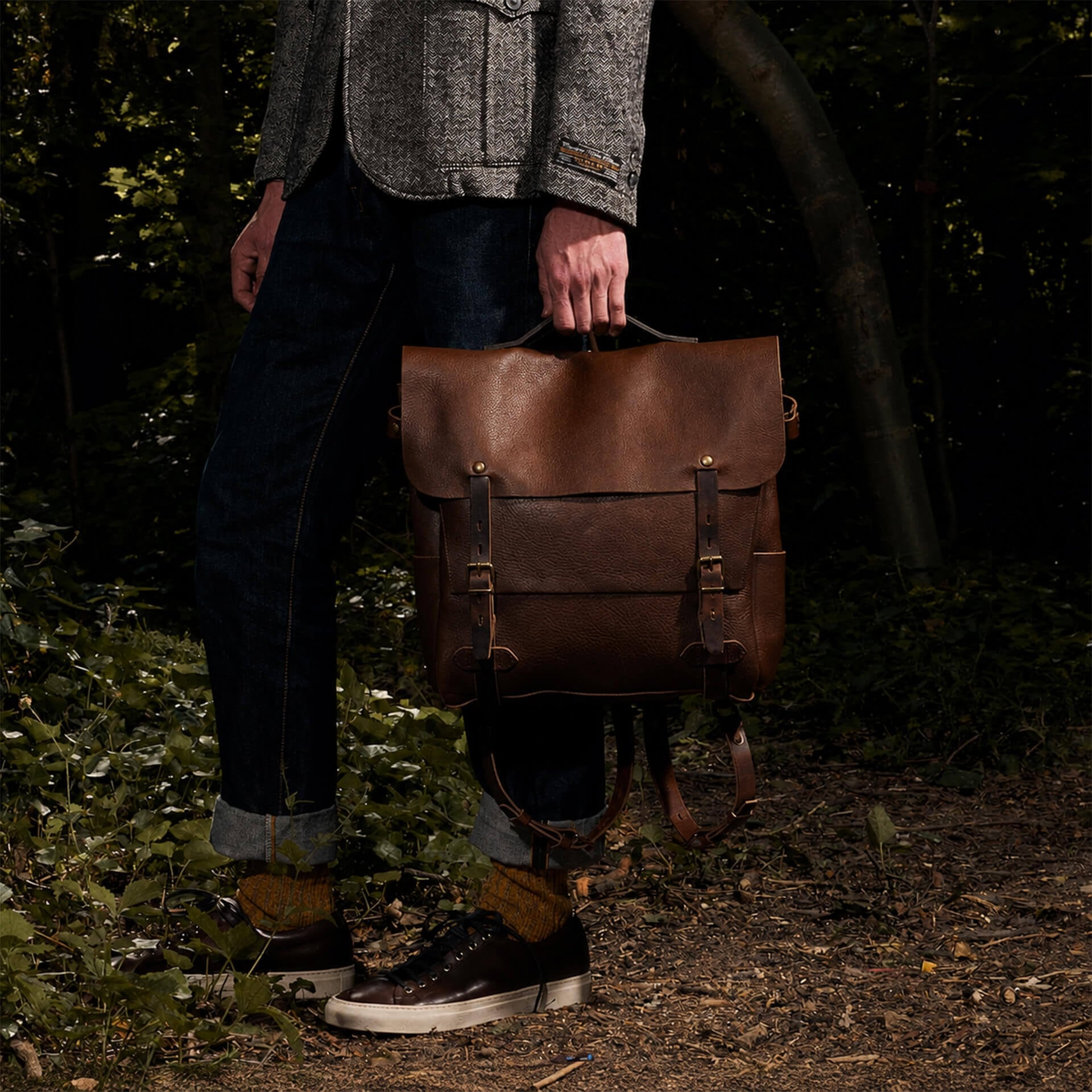 Eclair L Postman bag - Amber Brown (image n°5)