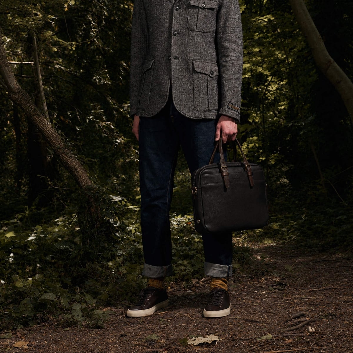 Sac business Folder - Marron Brun (image n°6)