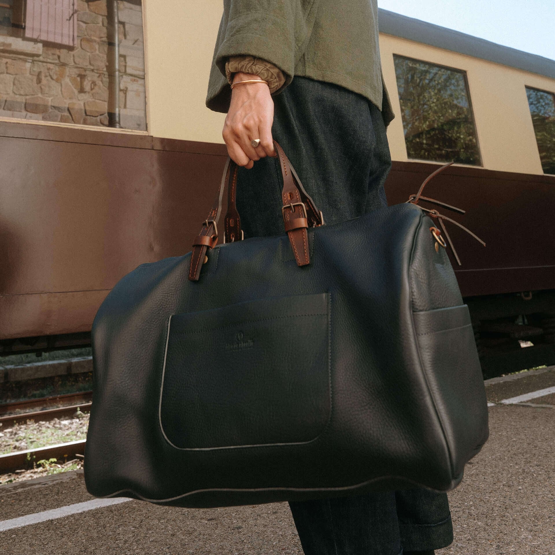 Sac de voyage Hobo - Bleu Marin (image n°6)