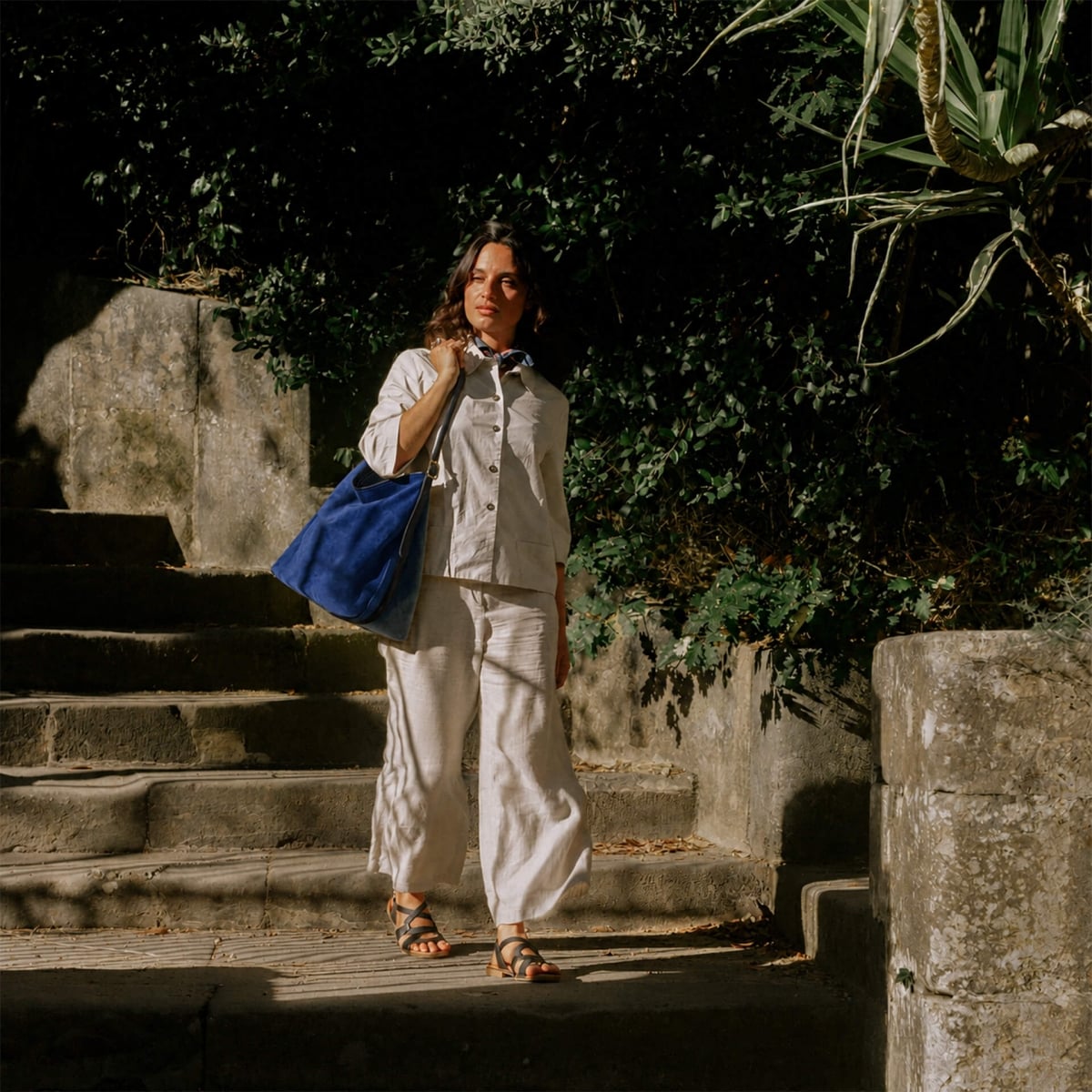 Beuteltasche Sofia – Blau Achat (image n°6)