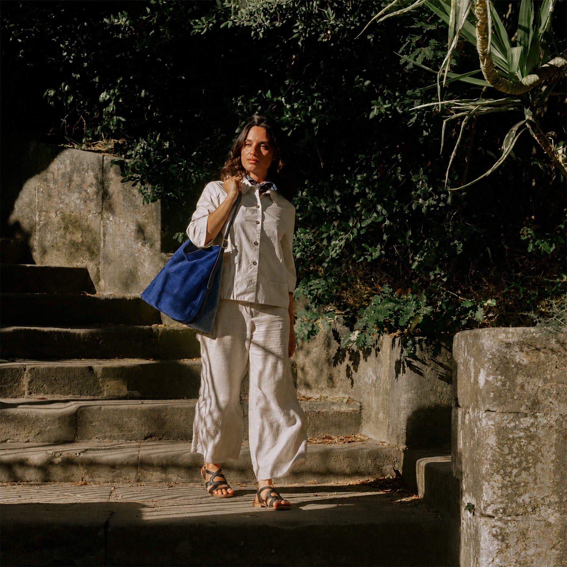 Bolso tipo cubo Sofia - Azul ágata (imagen n.º 6)