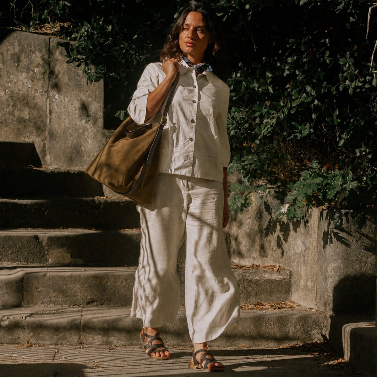 Sofia bucket bag - Hazelnut brown (image n°9)