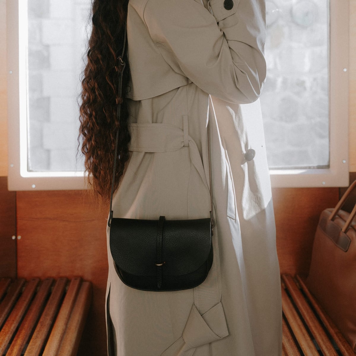Java Mini postman bag / handbag - Black (image n°7)