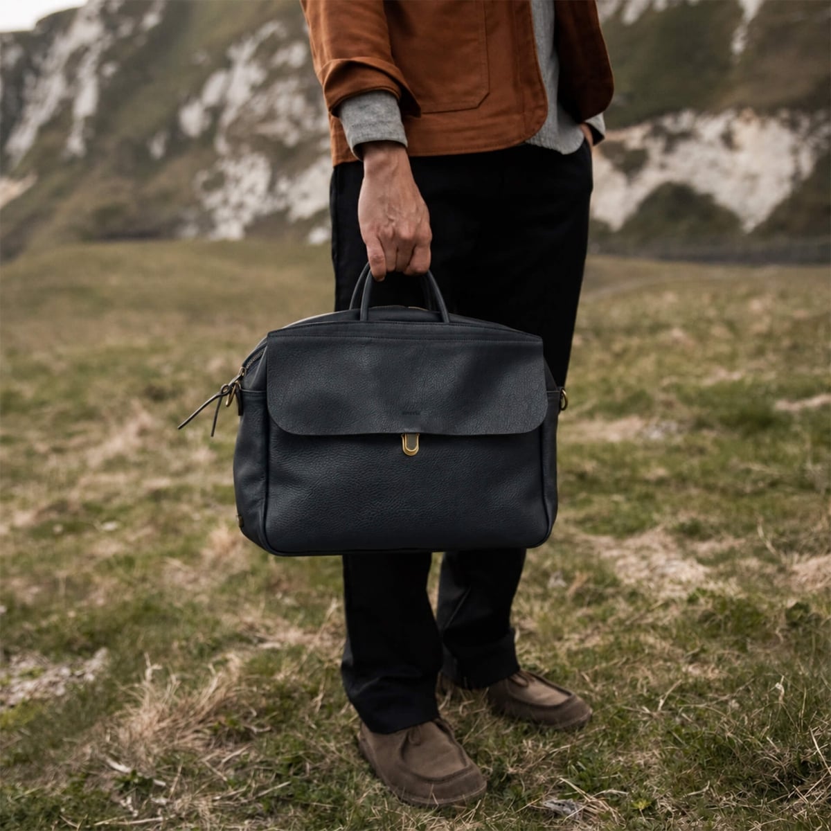 Bolso de negocios Zeppo Solo - Azul marino (imagen n.º 7)