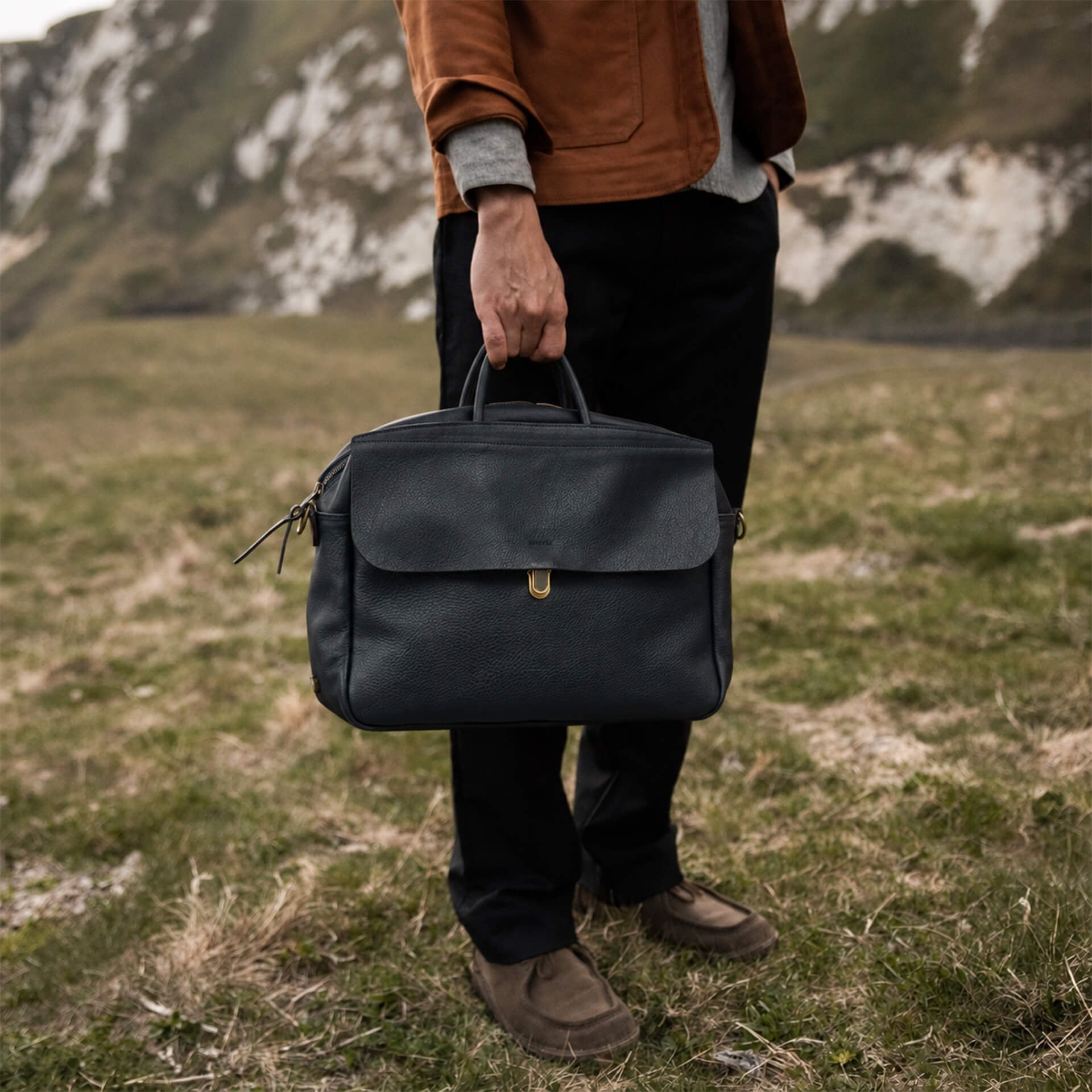 Bolso de negocios Zeppo Solo - Azul marino (imagen n.º 7)