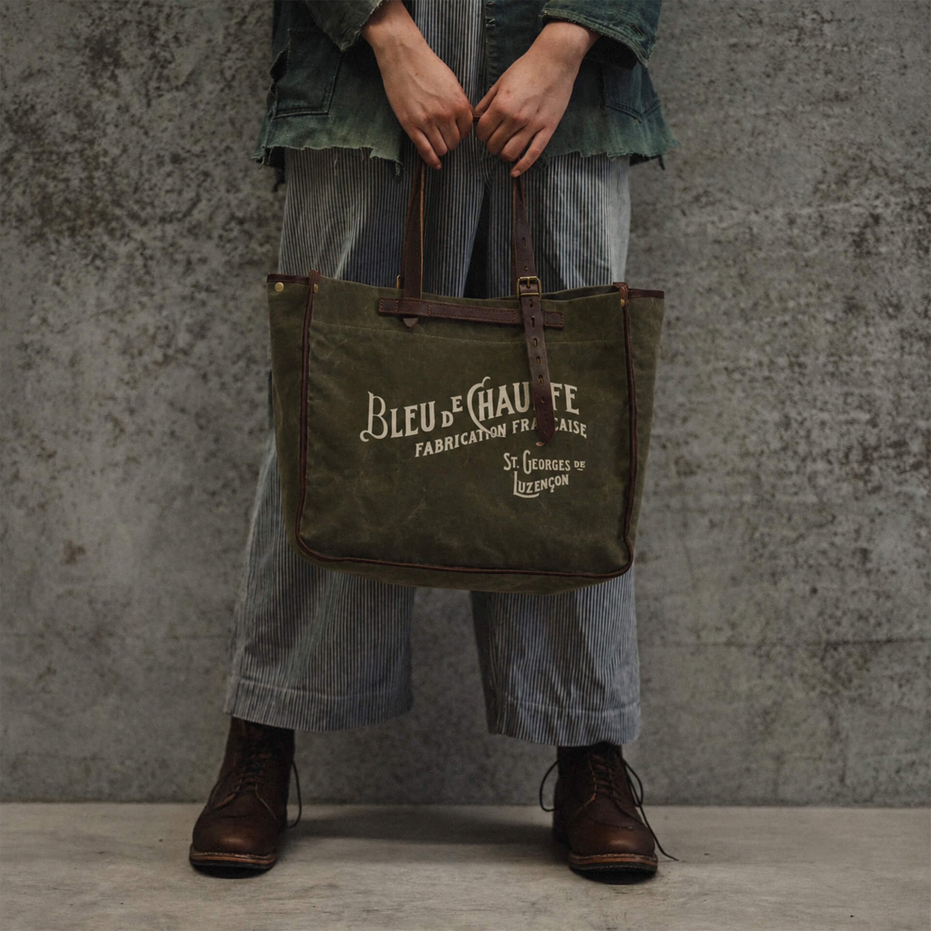 Bazar tote bag - Dark Khaki stonewashed (image n°6)