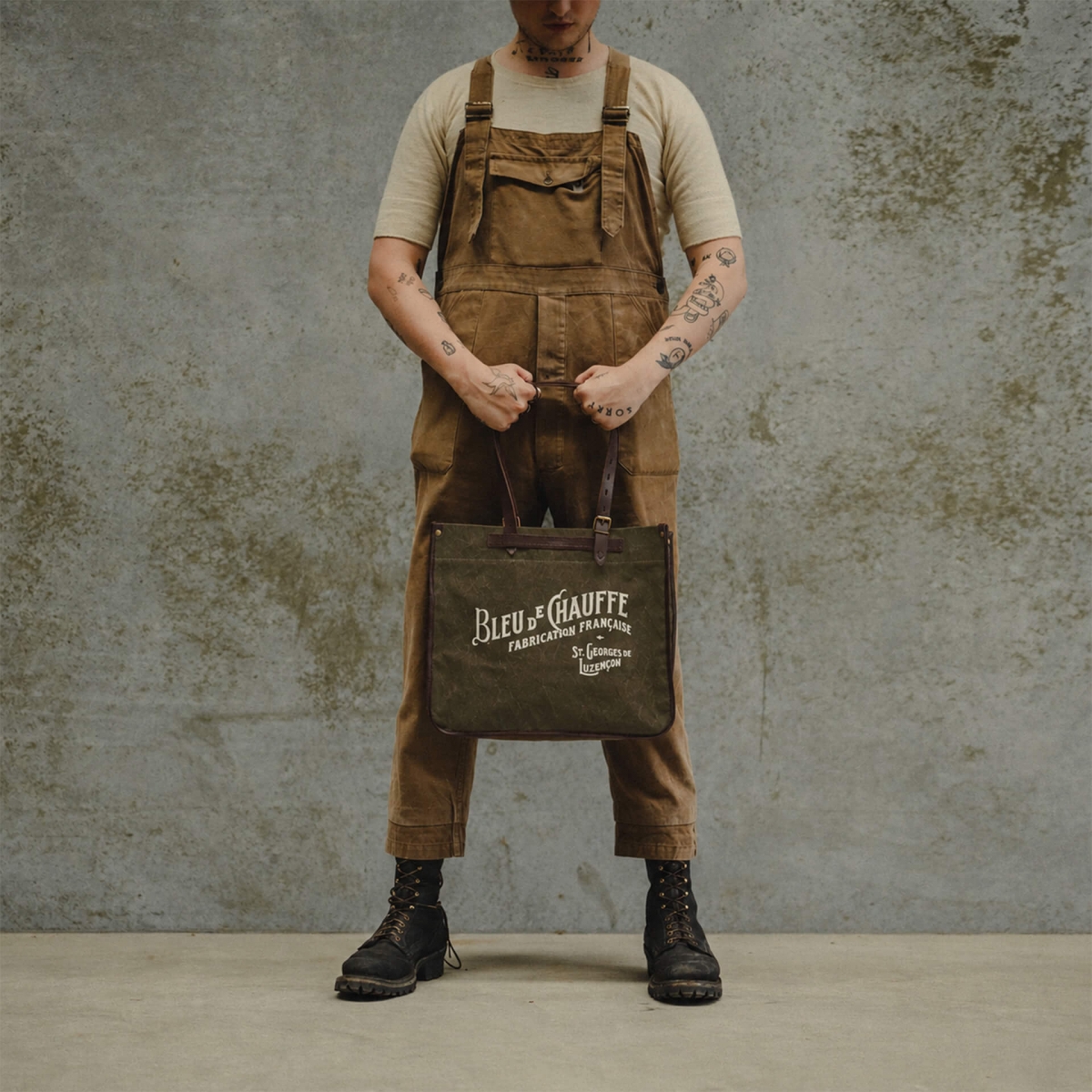 Bazar tote bag - Dark Khaki stonewashed (image n°8)