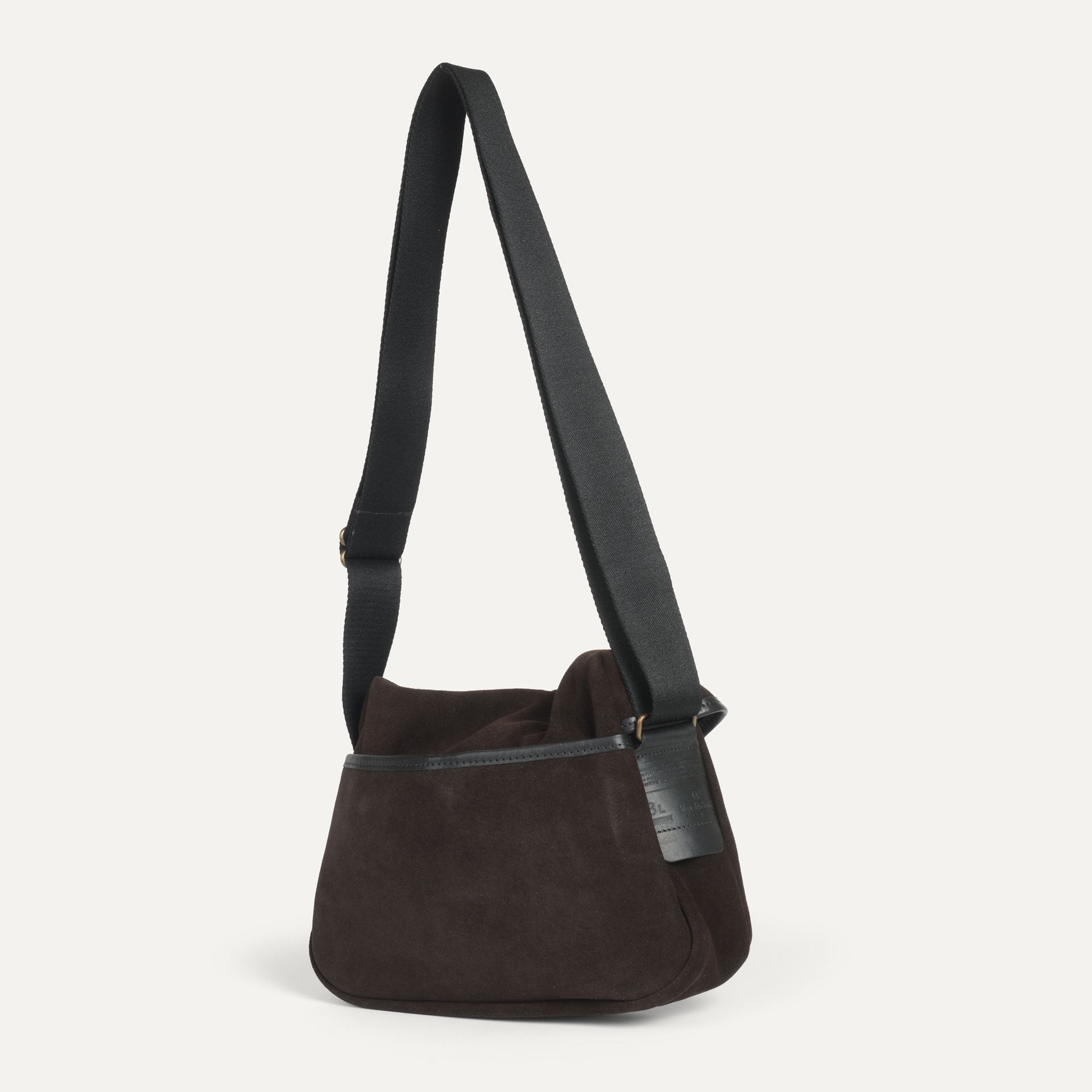 Musette XS Fisherman's bag / Suede - Dark Brown (image n°5)