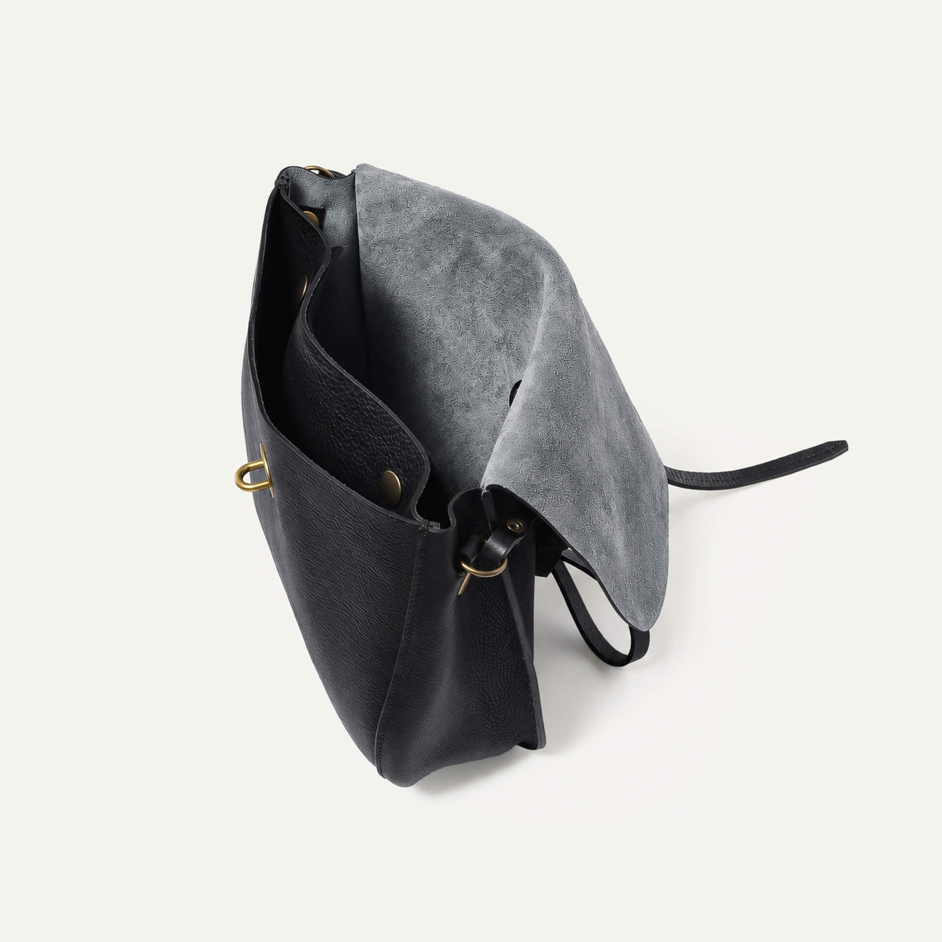Sac postier Pastel - Noir (image n°4)