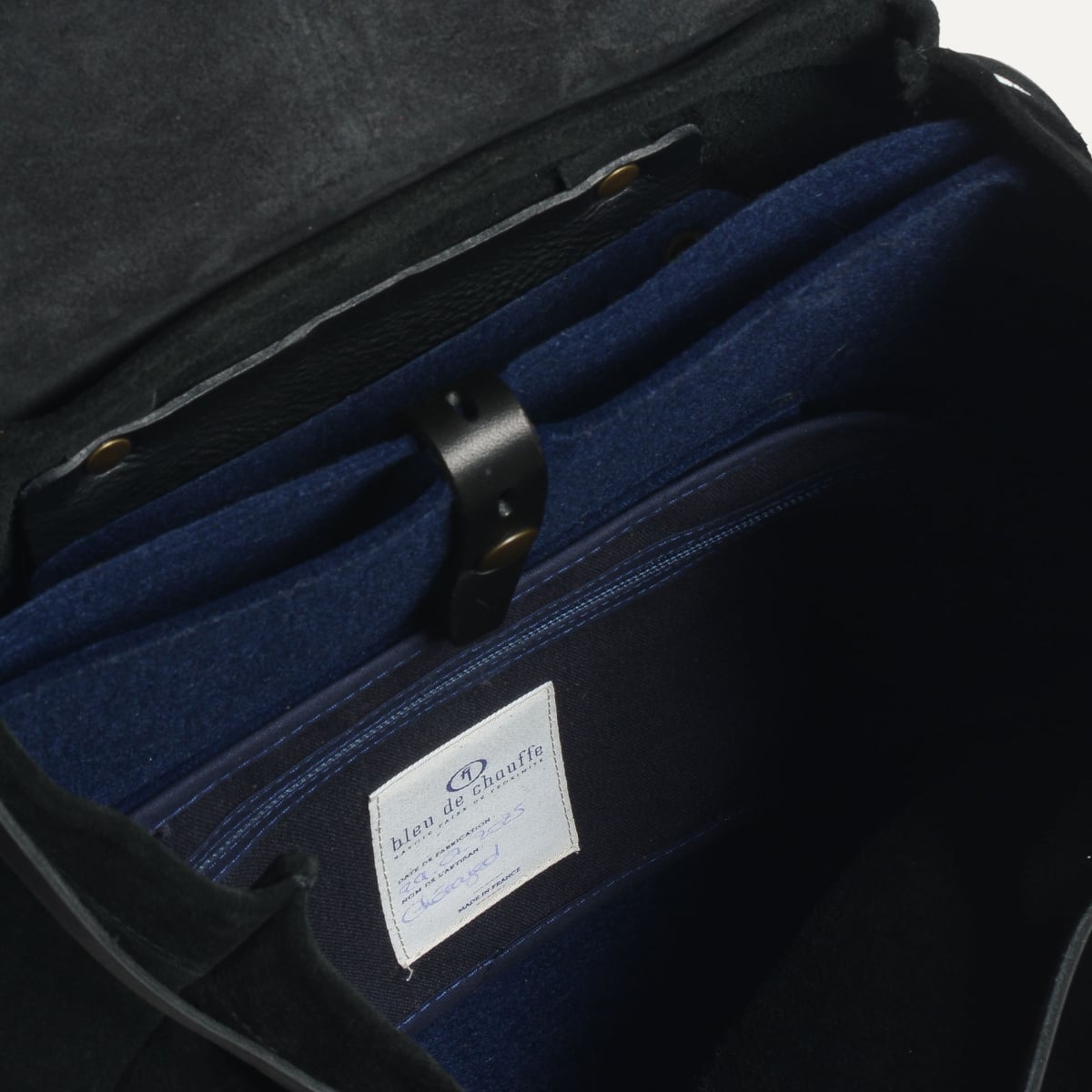 Zibeline Backpack - Black Suede (image n°5)