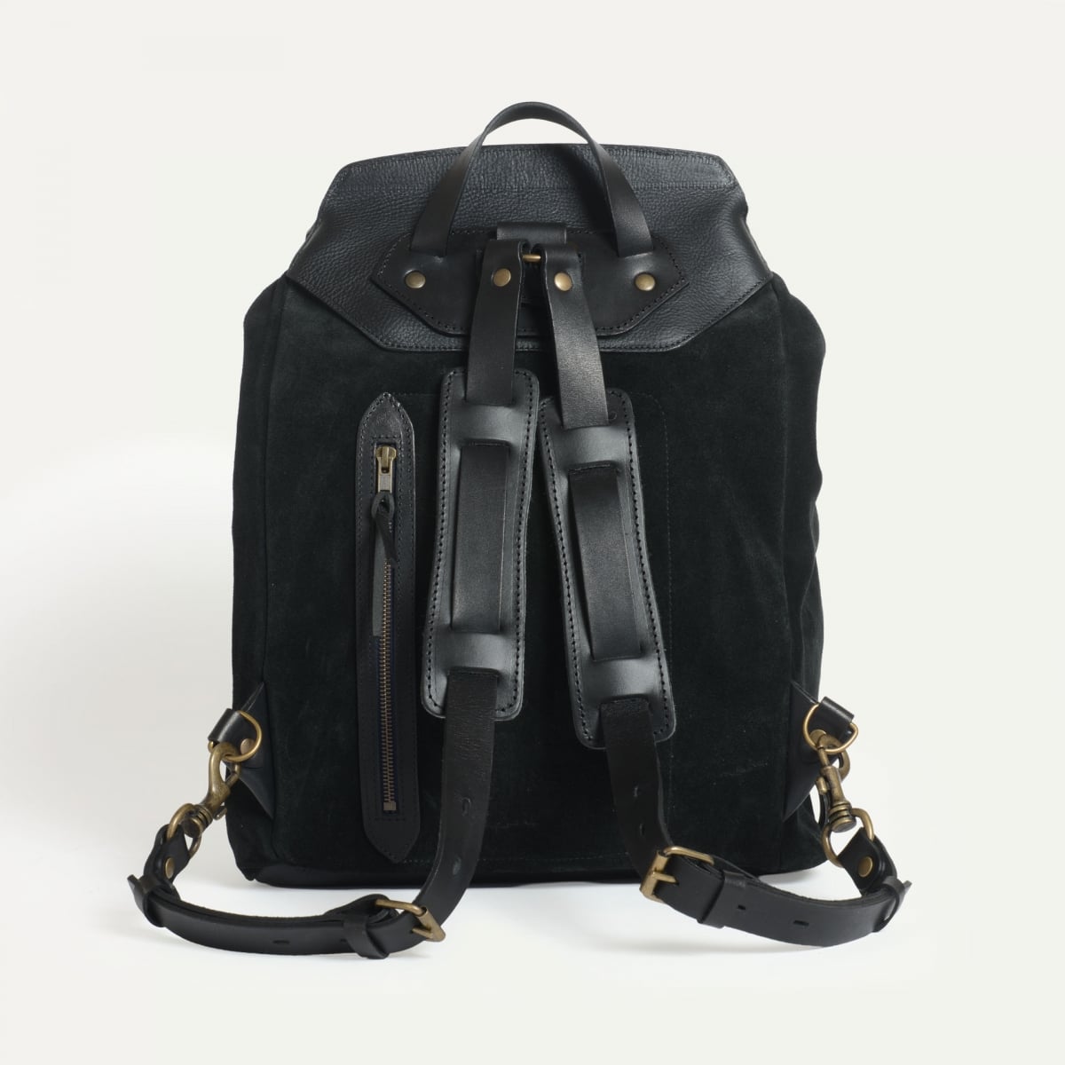 Zibeline Backpack - Black Suede (image n°3)