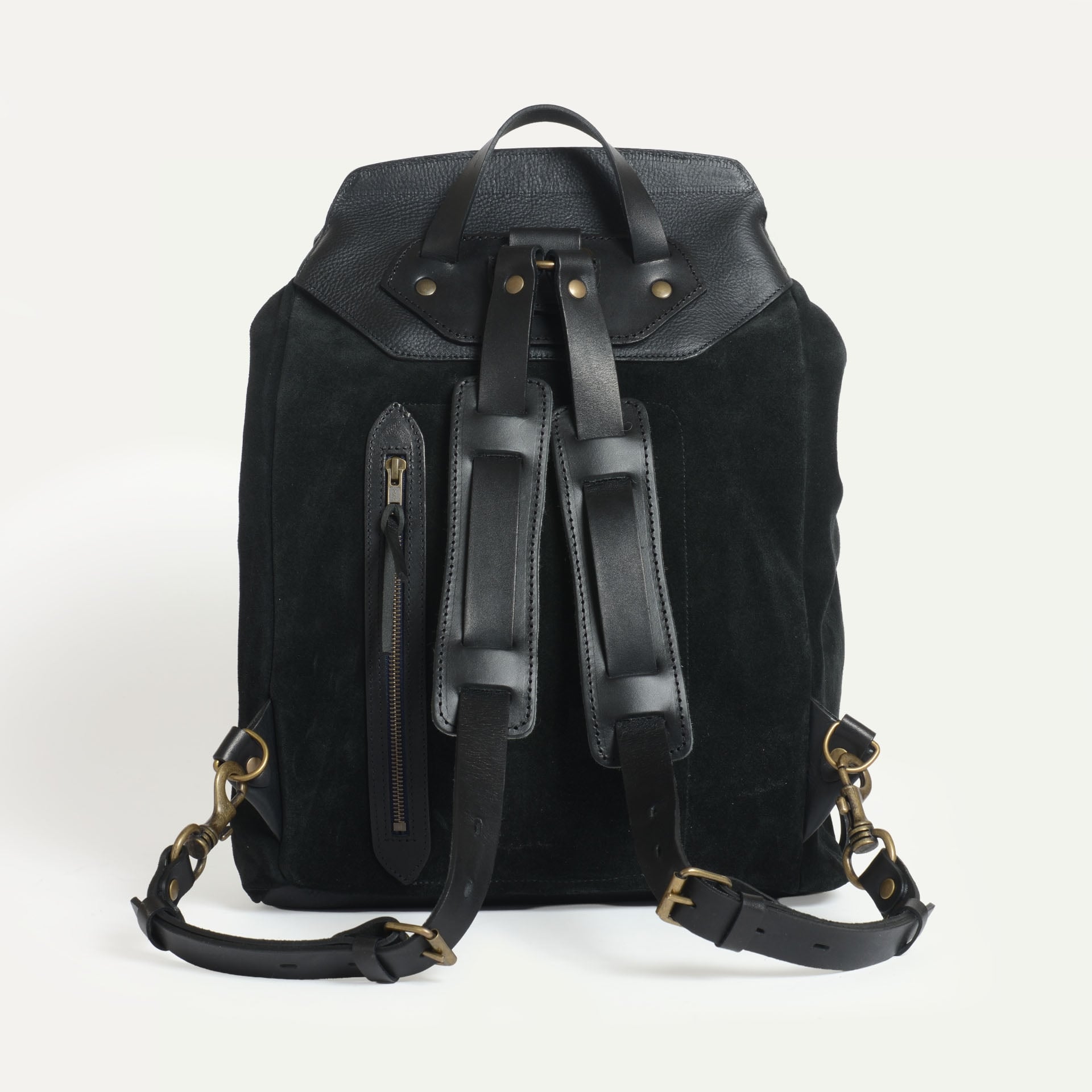 Zibeline Backpack - Black Suede (image n°3)