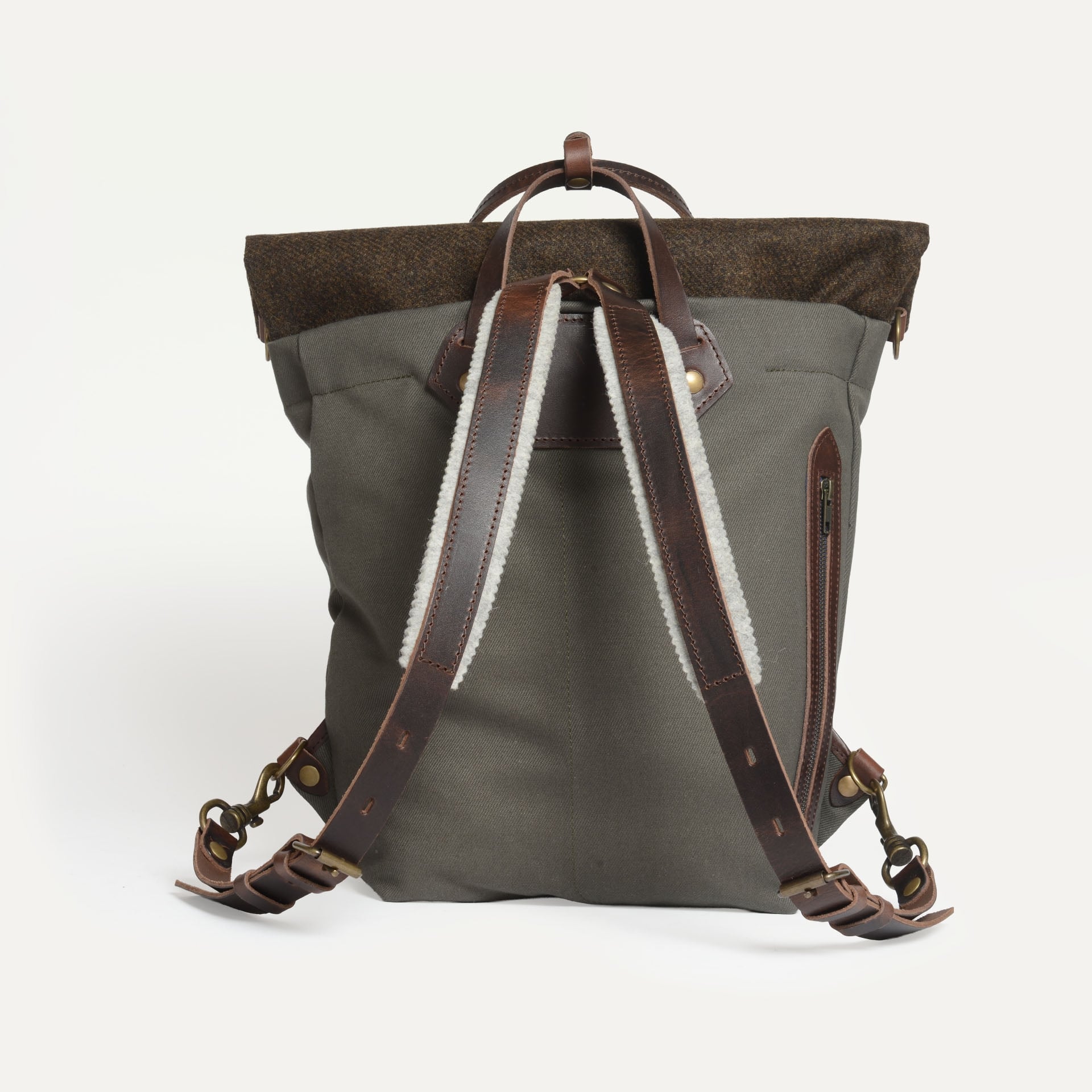 Woody 25L Backpack - Khaki BM/Tweed (image n°3)