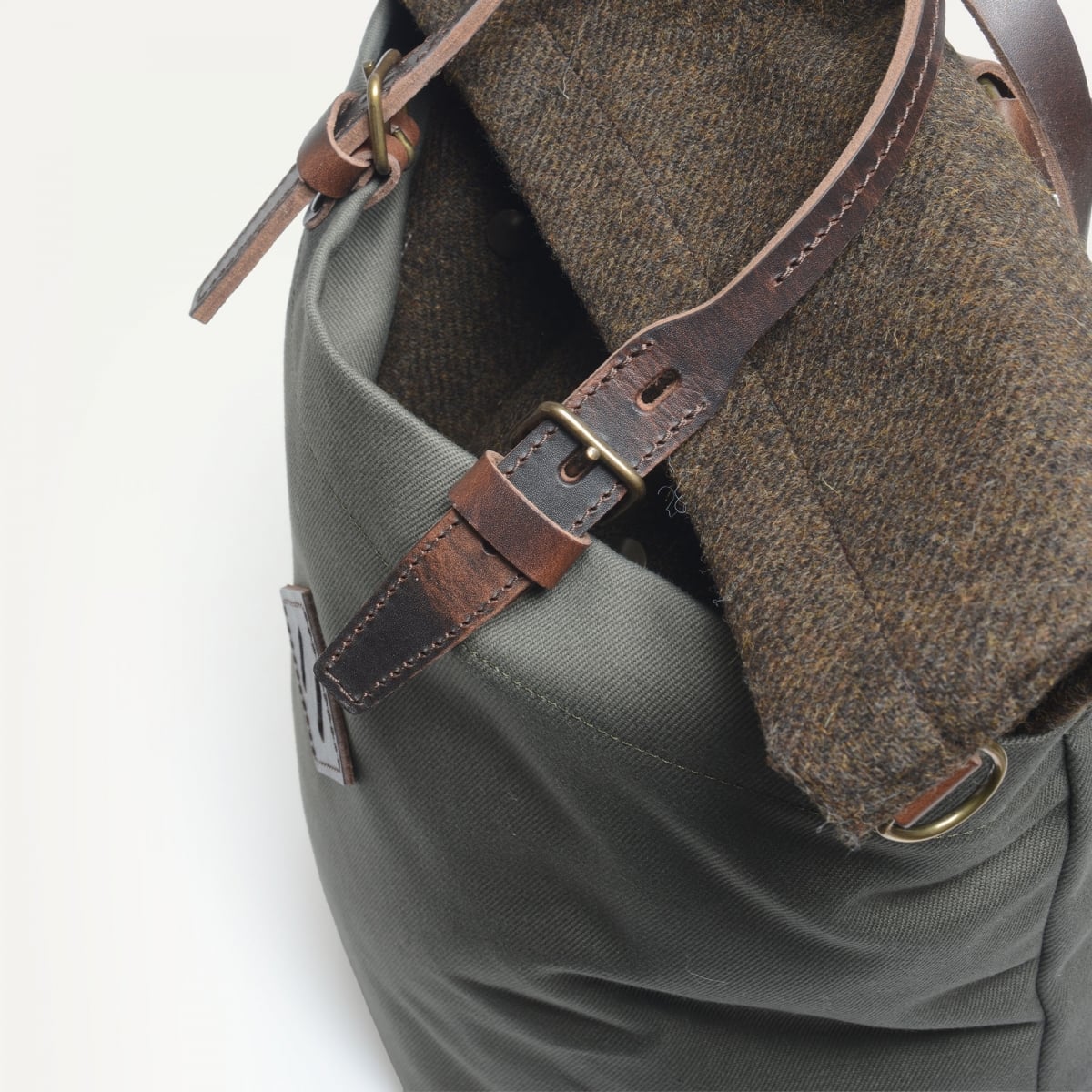Woody 25L Backpack - Khaki BM/Tweed (image n°4)