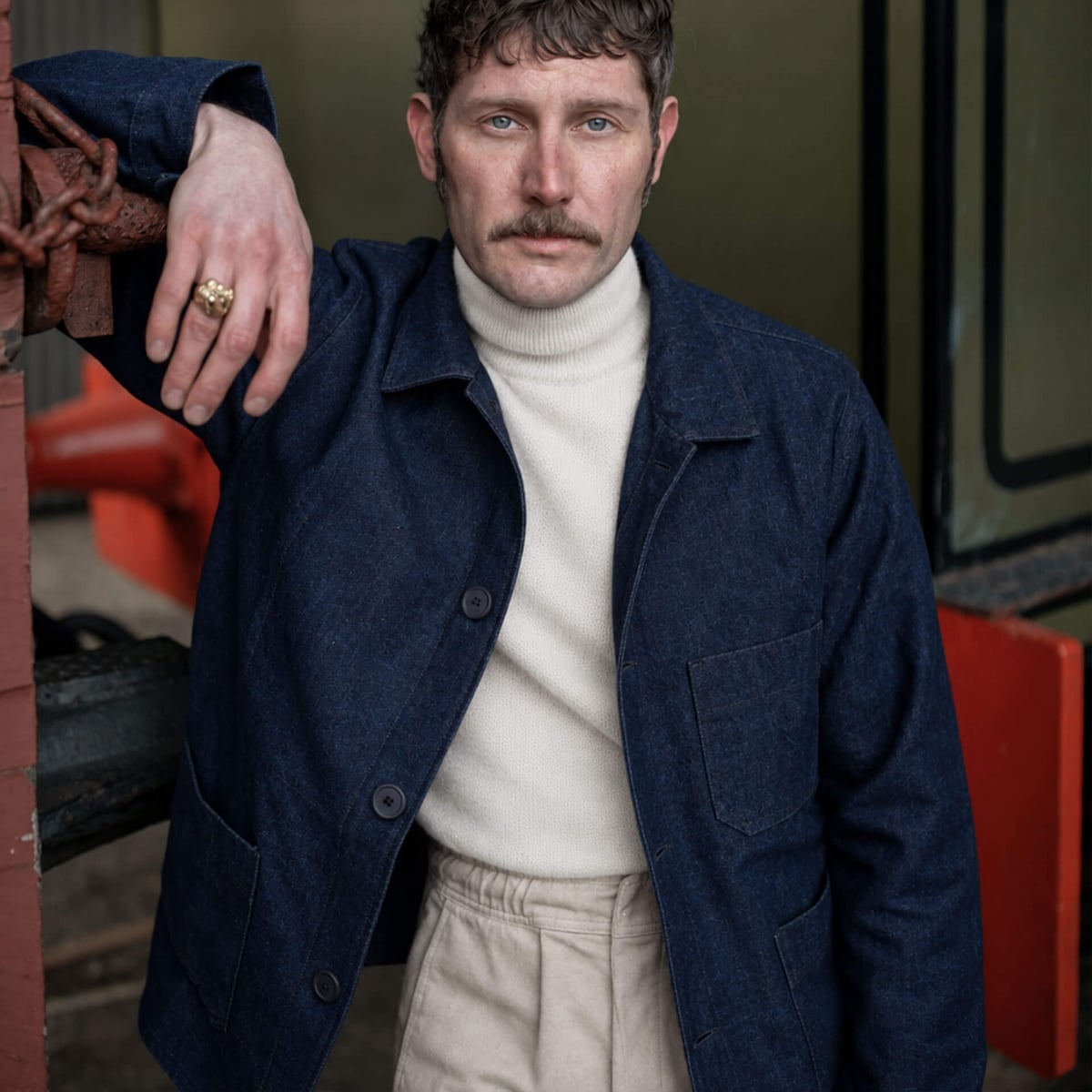 Germinal Work jacket - Denim (image n°6)