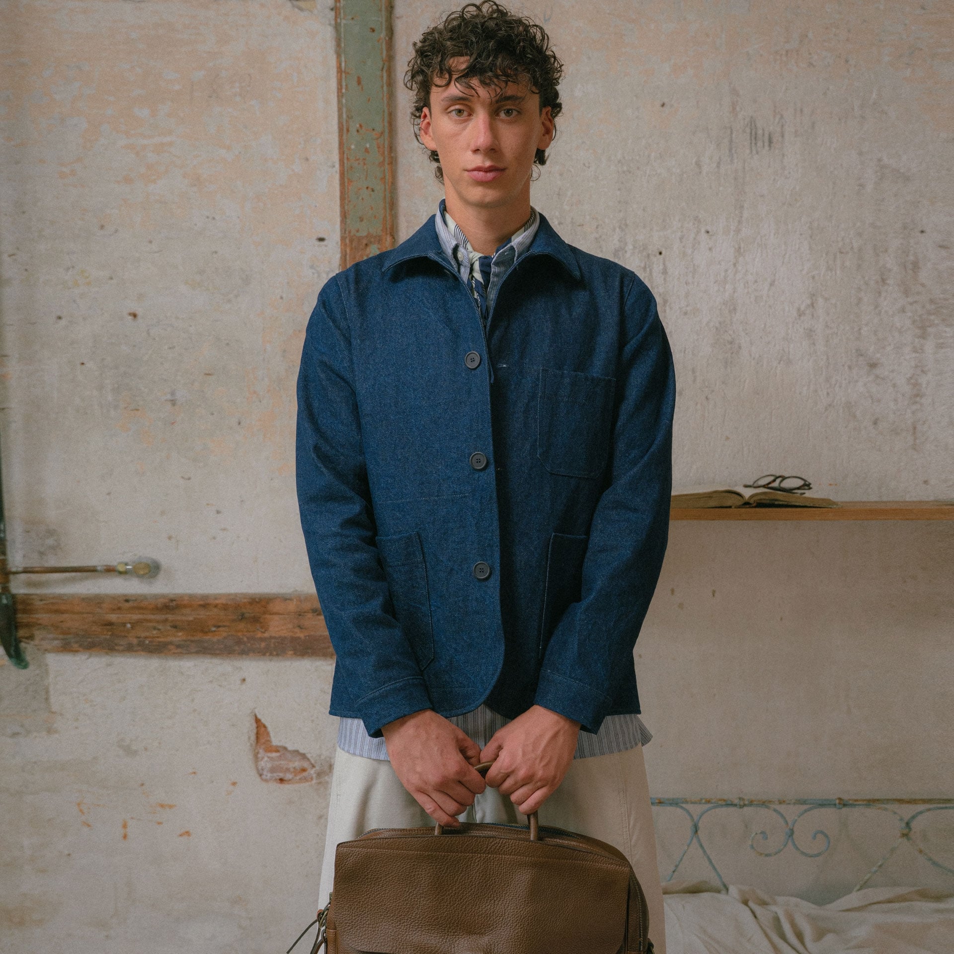 Chaqueta de trabajo Germinal - Denim (imagen n.º 7)