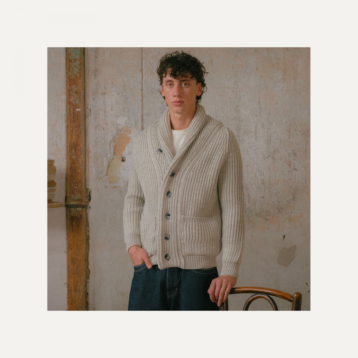 Doëlan cardigan - Natural (image n°2)