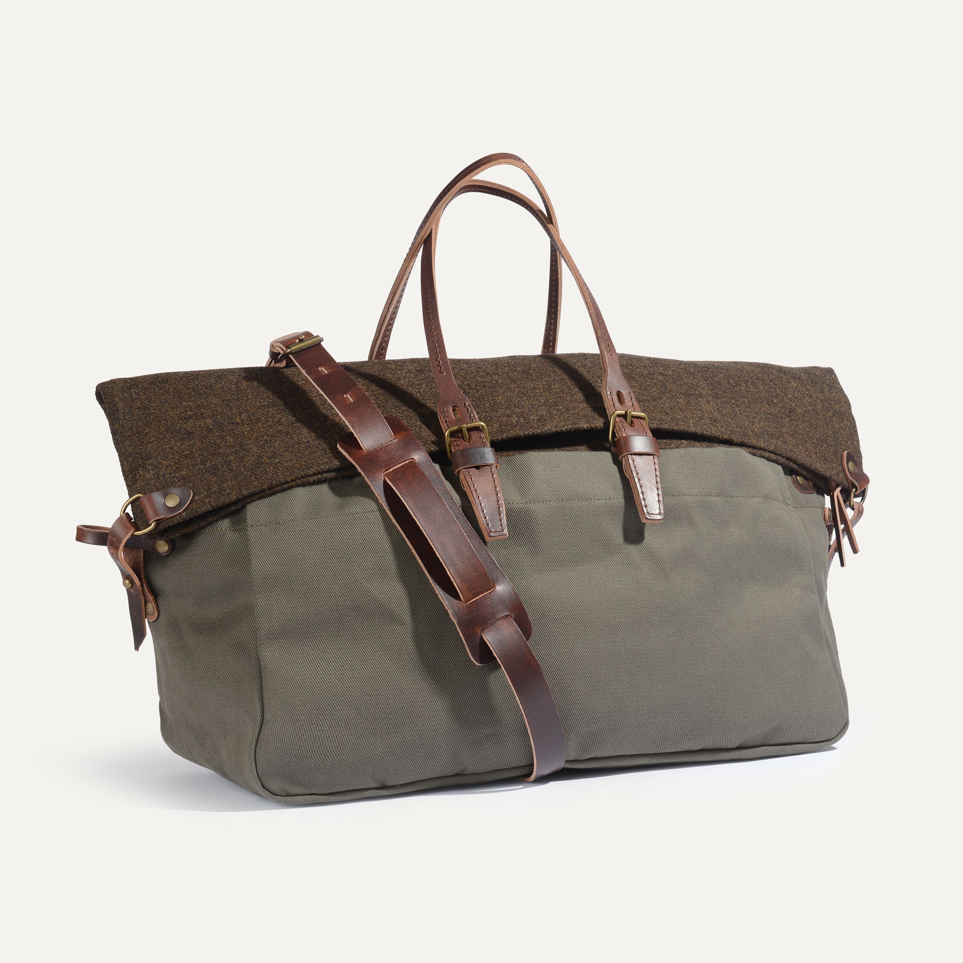 Sac de voyage Cabine - Kaki BM / Tweed (image n°2)