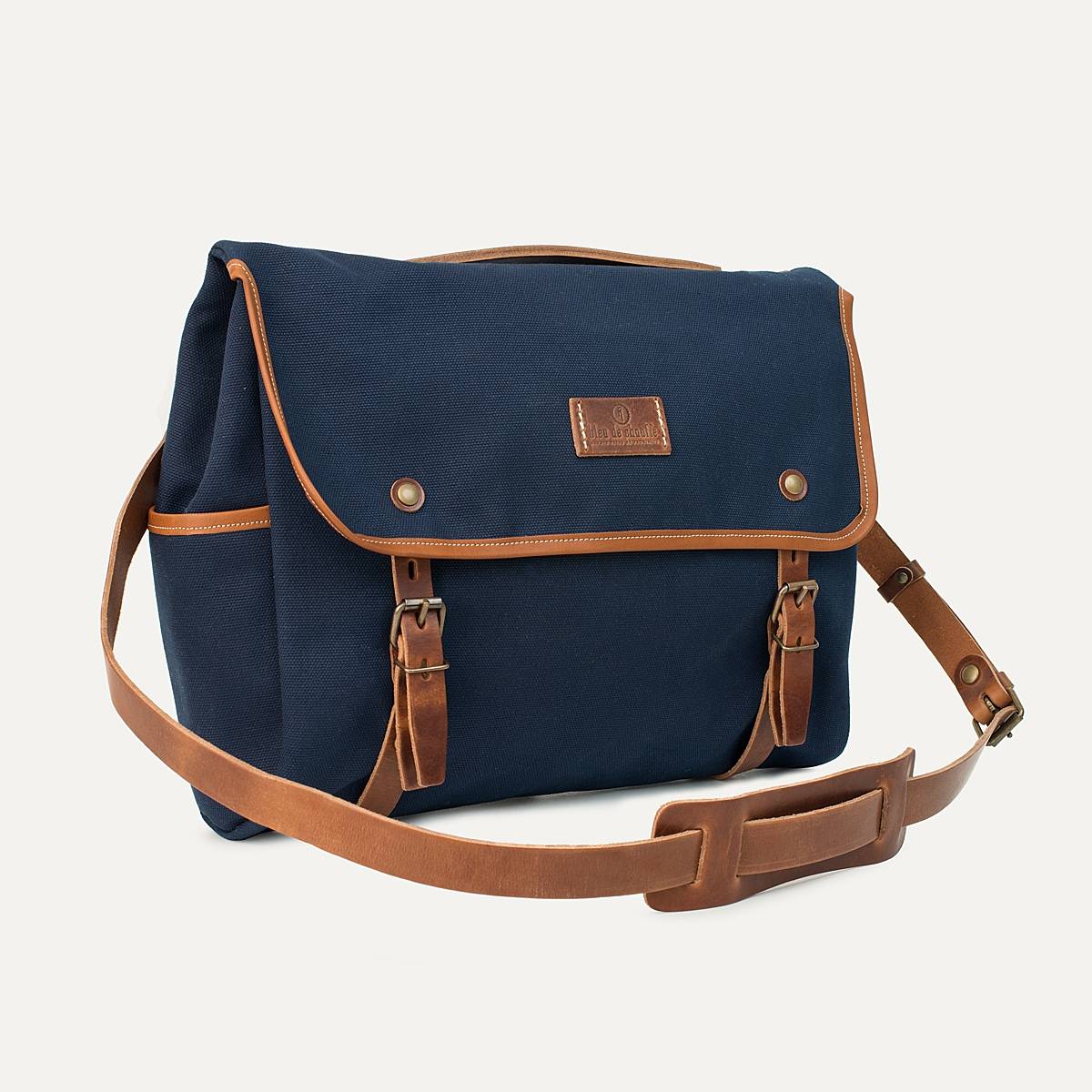 Musette Gabin - Navy blue/Pain Brûlé (image n°1)