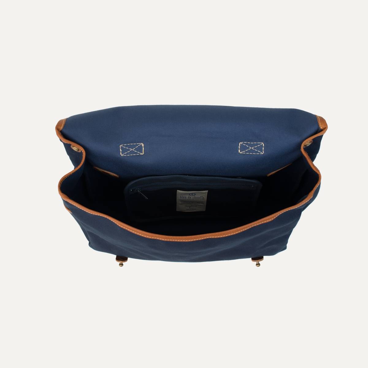 Musette Gabin - Navy blue/Pain Brûlé (image n°3)