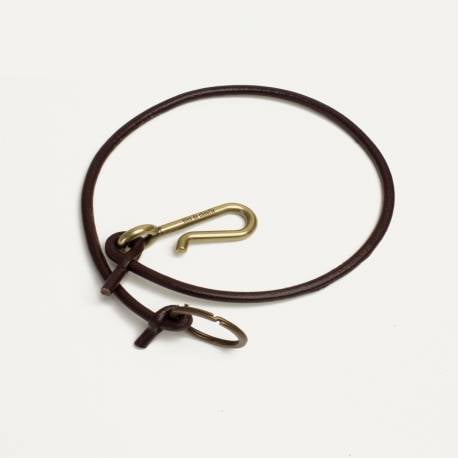 Lacet key ring - Expresso