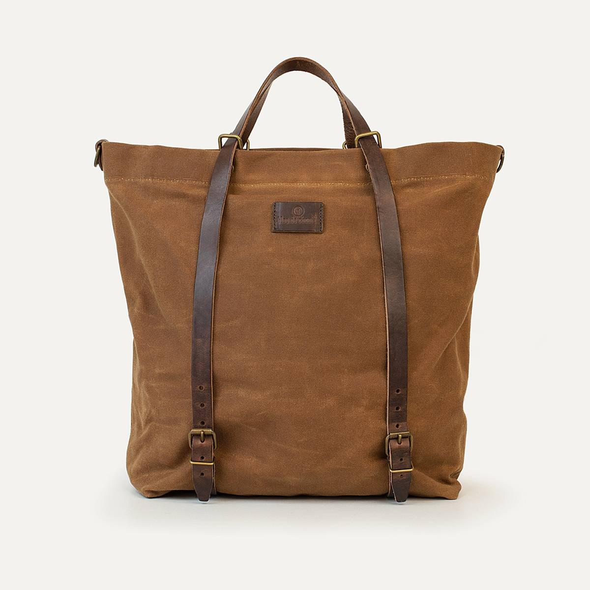 Nobu shopping bag WAXY - Camel (image n°1)