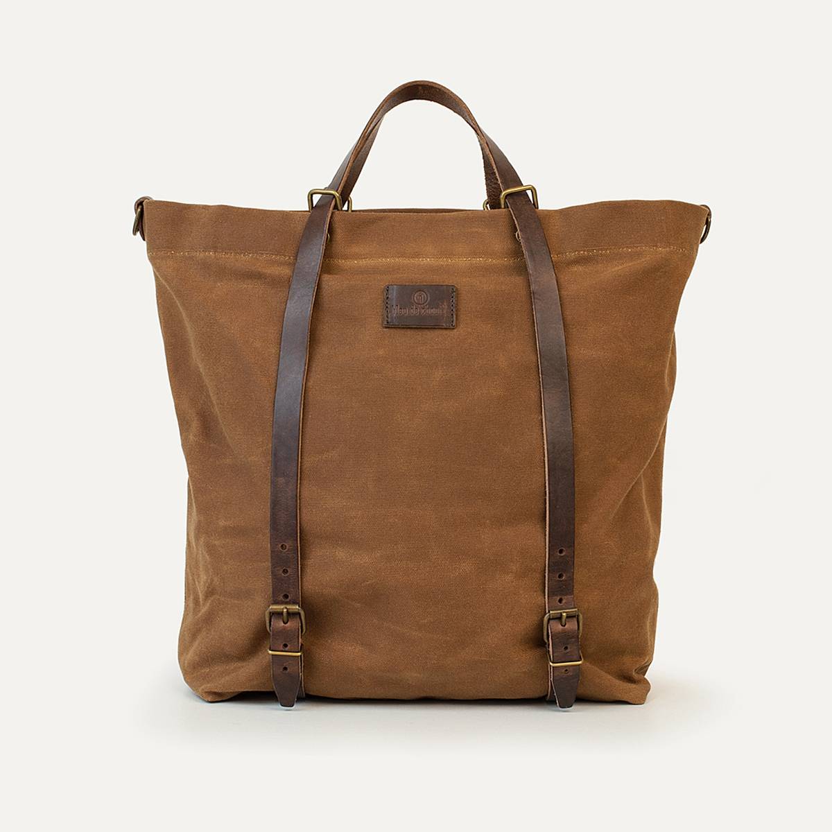 Nobu shopping bag WAXY - Camel (image n°1)