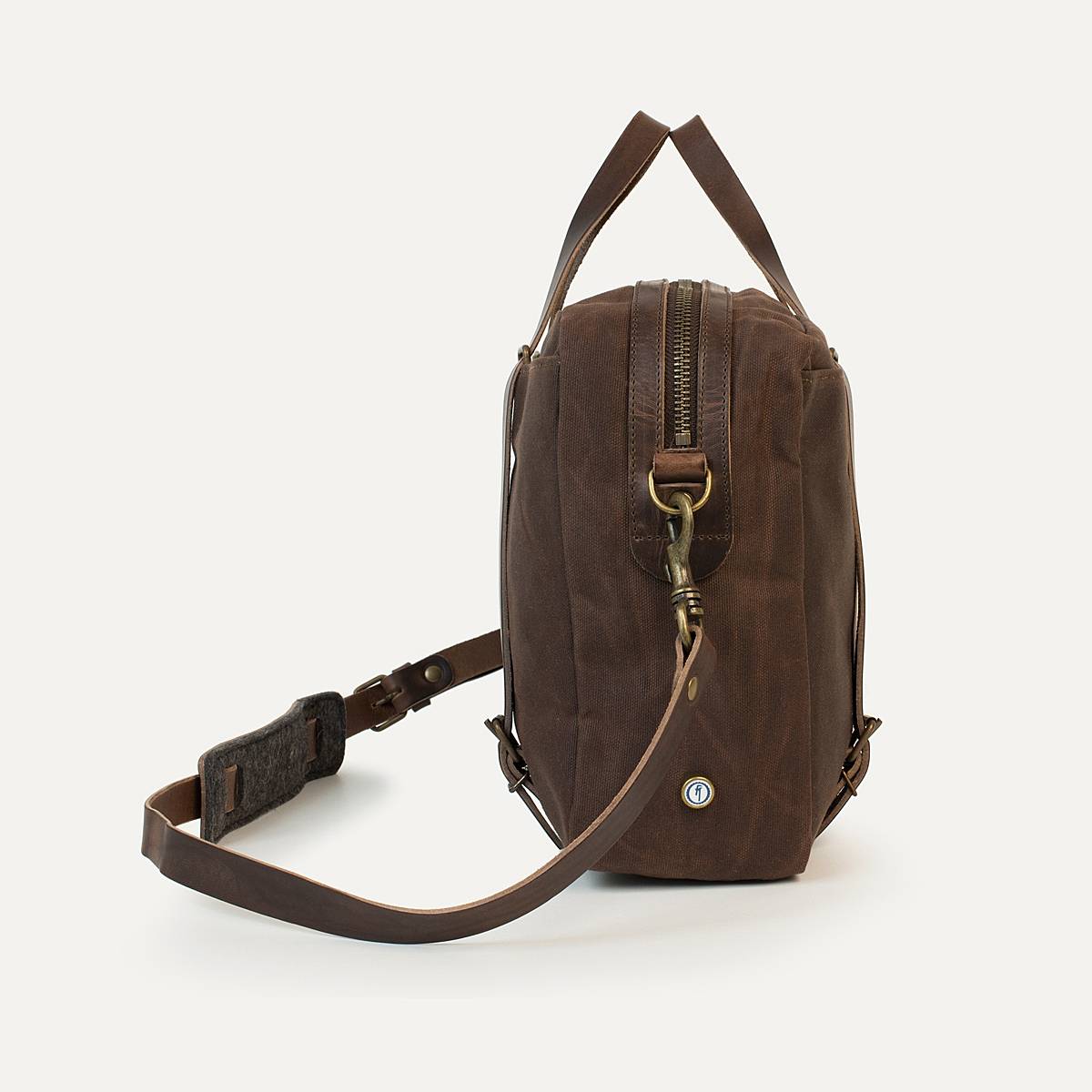 Business bag Report WAXY - Brown (image n°2)