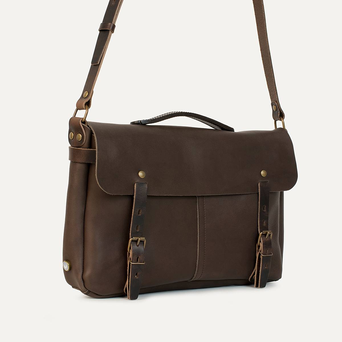 leather briefcase Justin - artisanal bag
