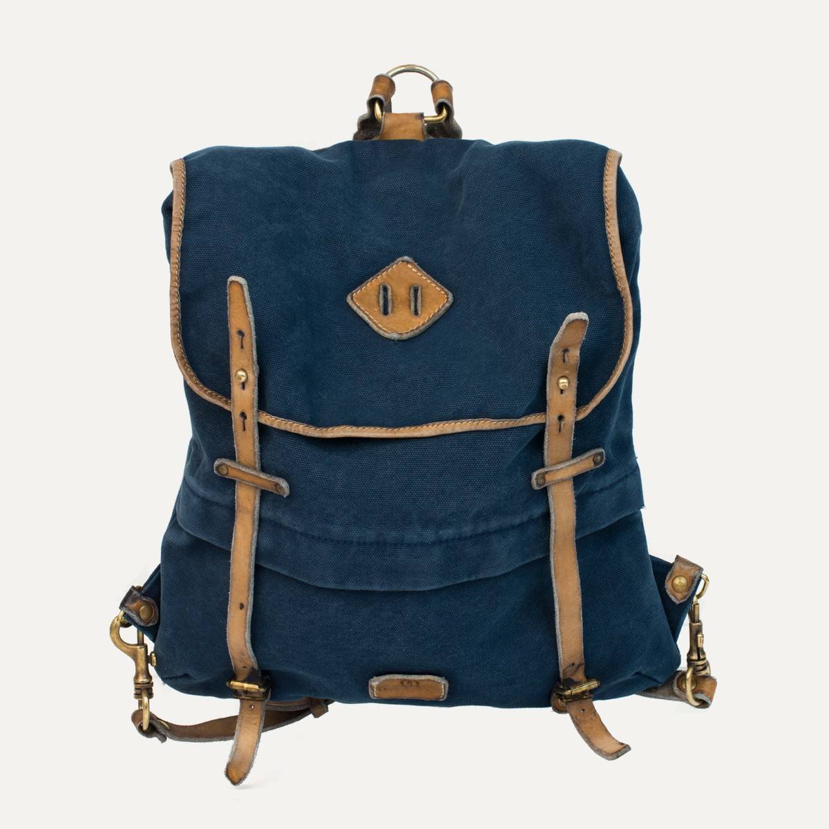 Kurier-Tasche crafted - Indigo/Natur (image n°2)