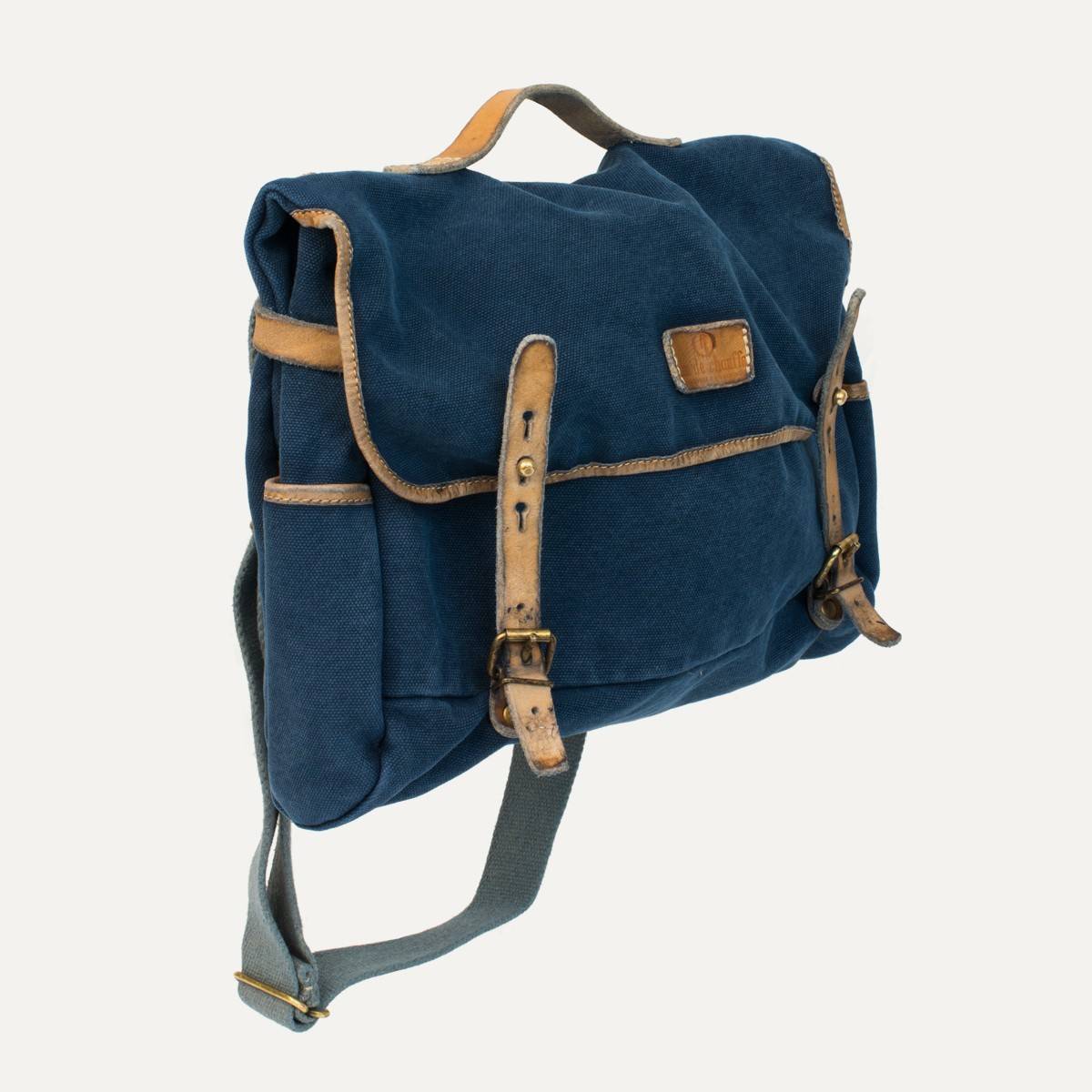 Proviant-Tasche Gavroche crafted Indigo/Natur (image n°2)